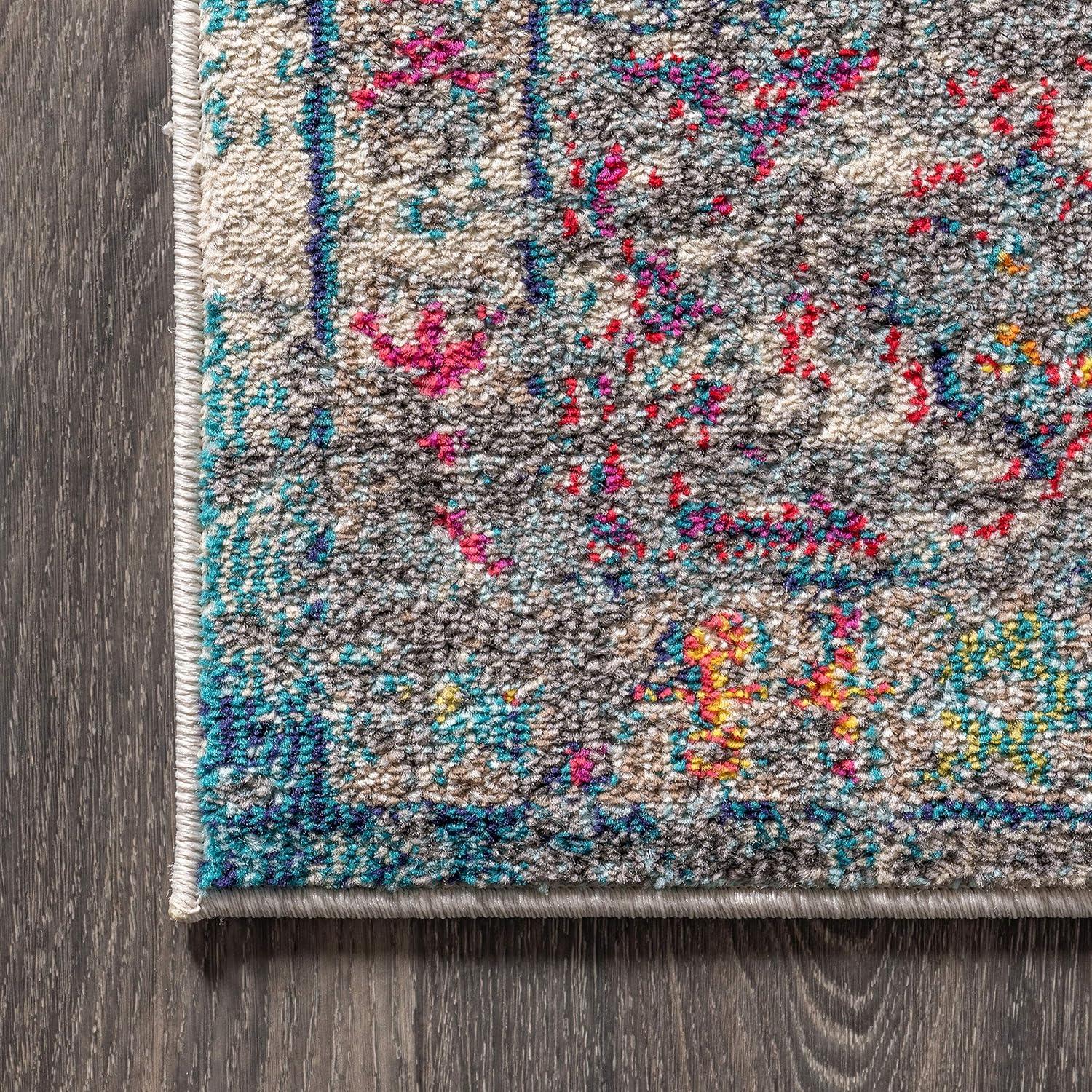 Bohemian FLAIR Boho Vintage Faded Area Rug - JONATHAN Y