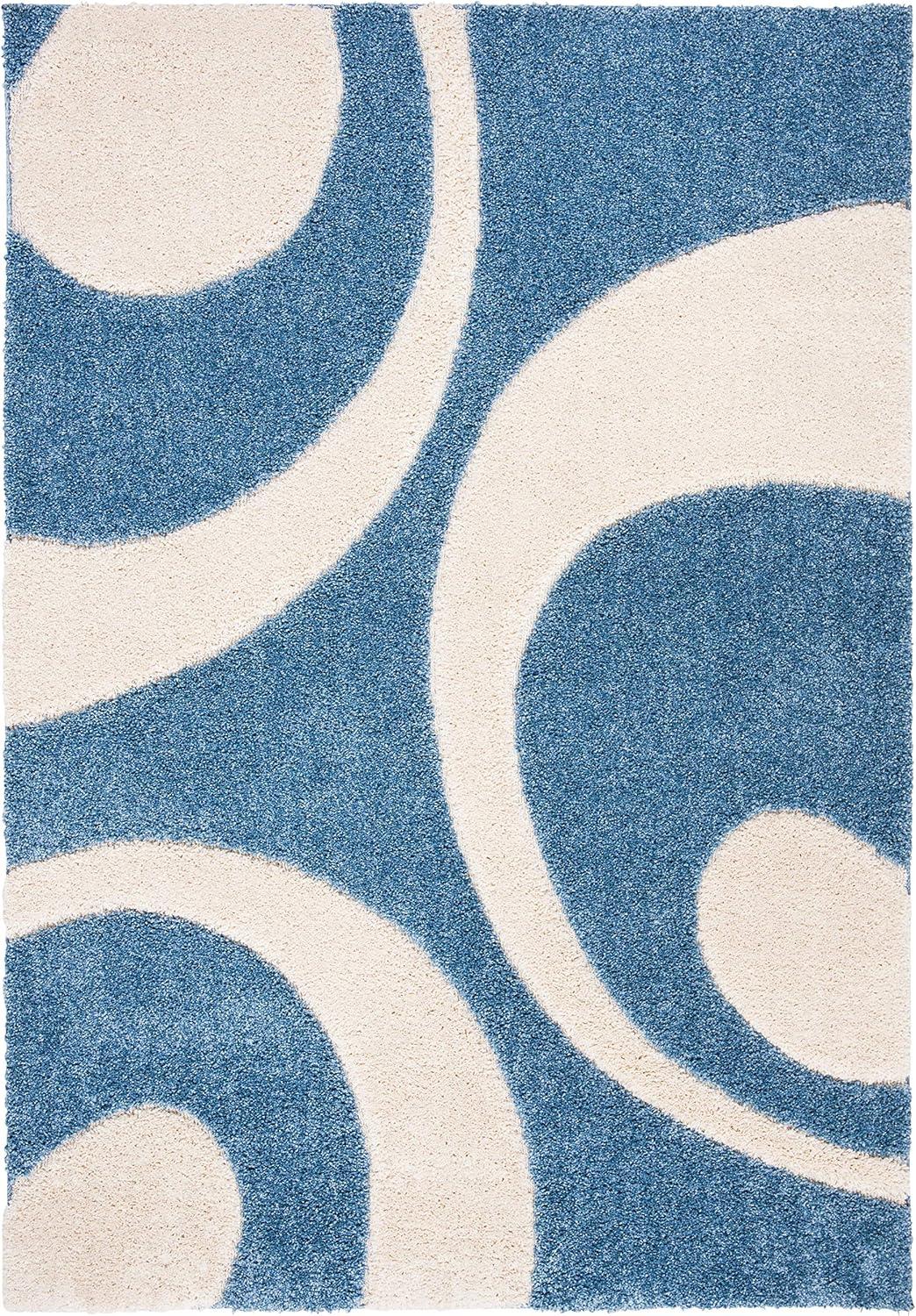 Florida Shag SG474 Power Loomed Area Rug  - Safavieh