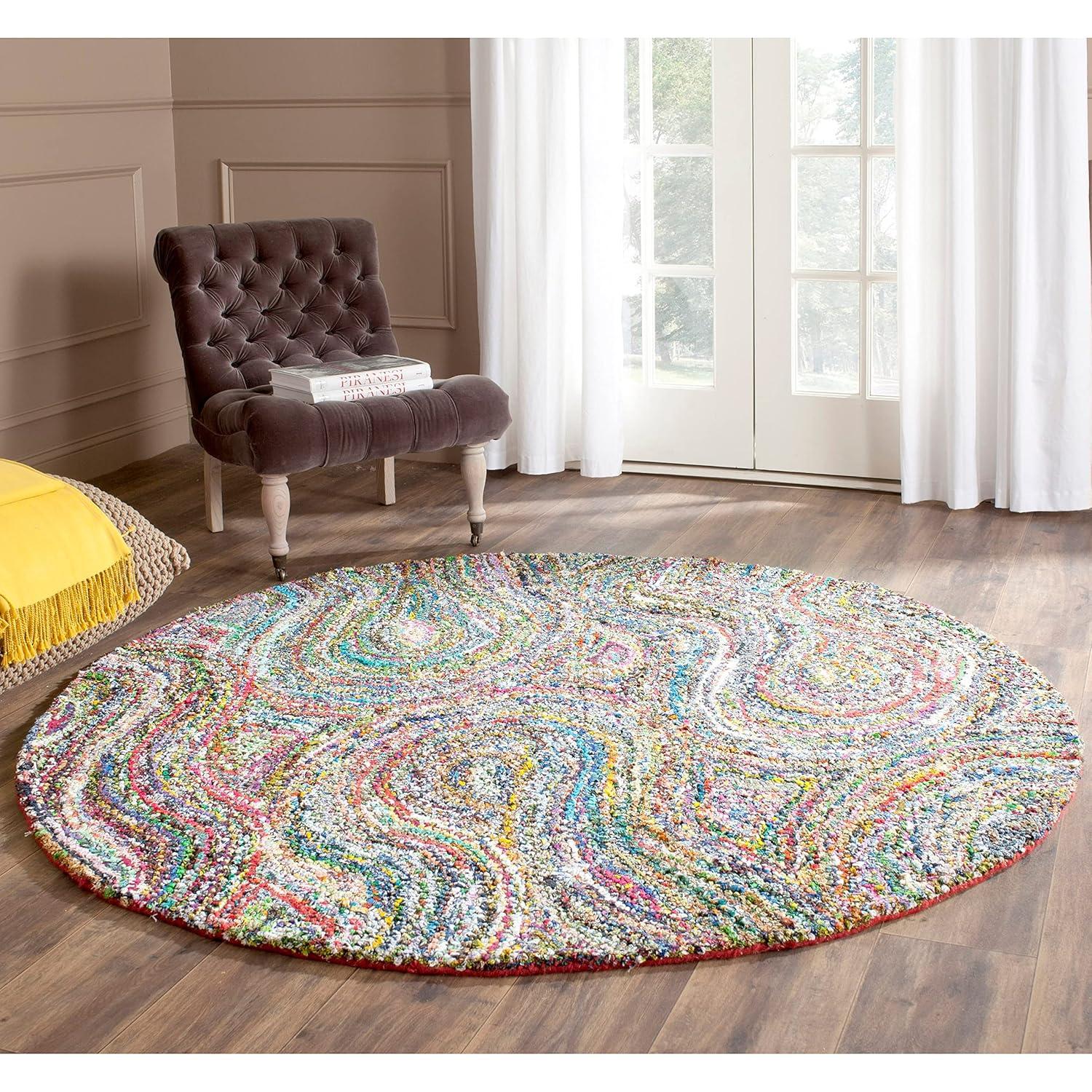 Nantucket NAN437 Hand Tufted Accent Rug - Multi - 2'3"x4' - Safavieh.