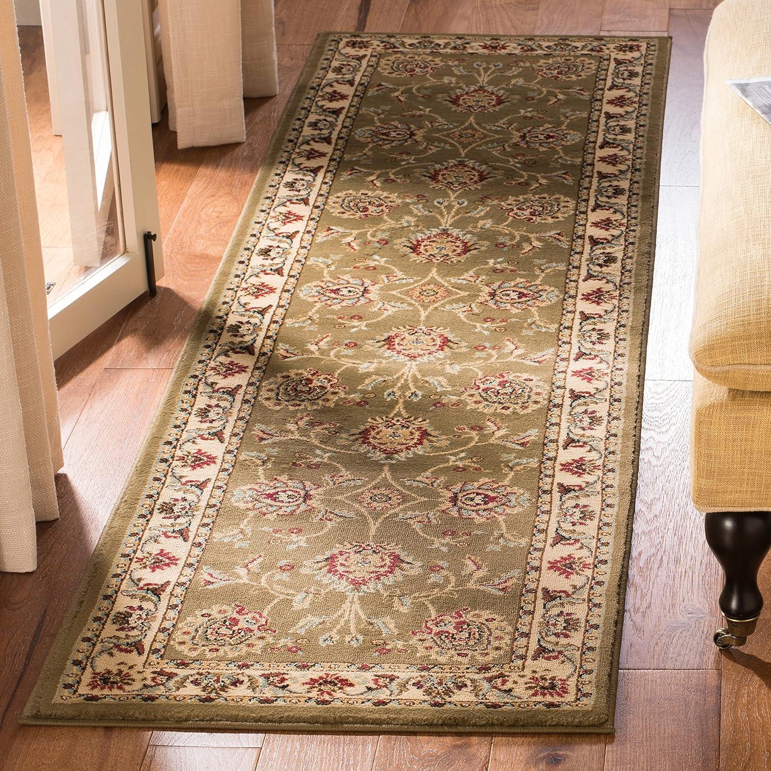 Lyndhurst LNH555 Power Loomed Accent Rug - Ivory/Brown - 3'3"x5'3" - Safavieh