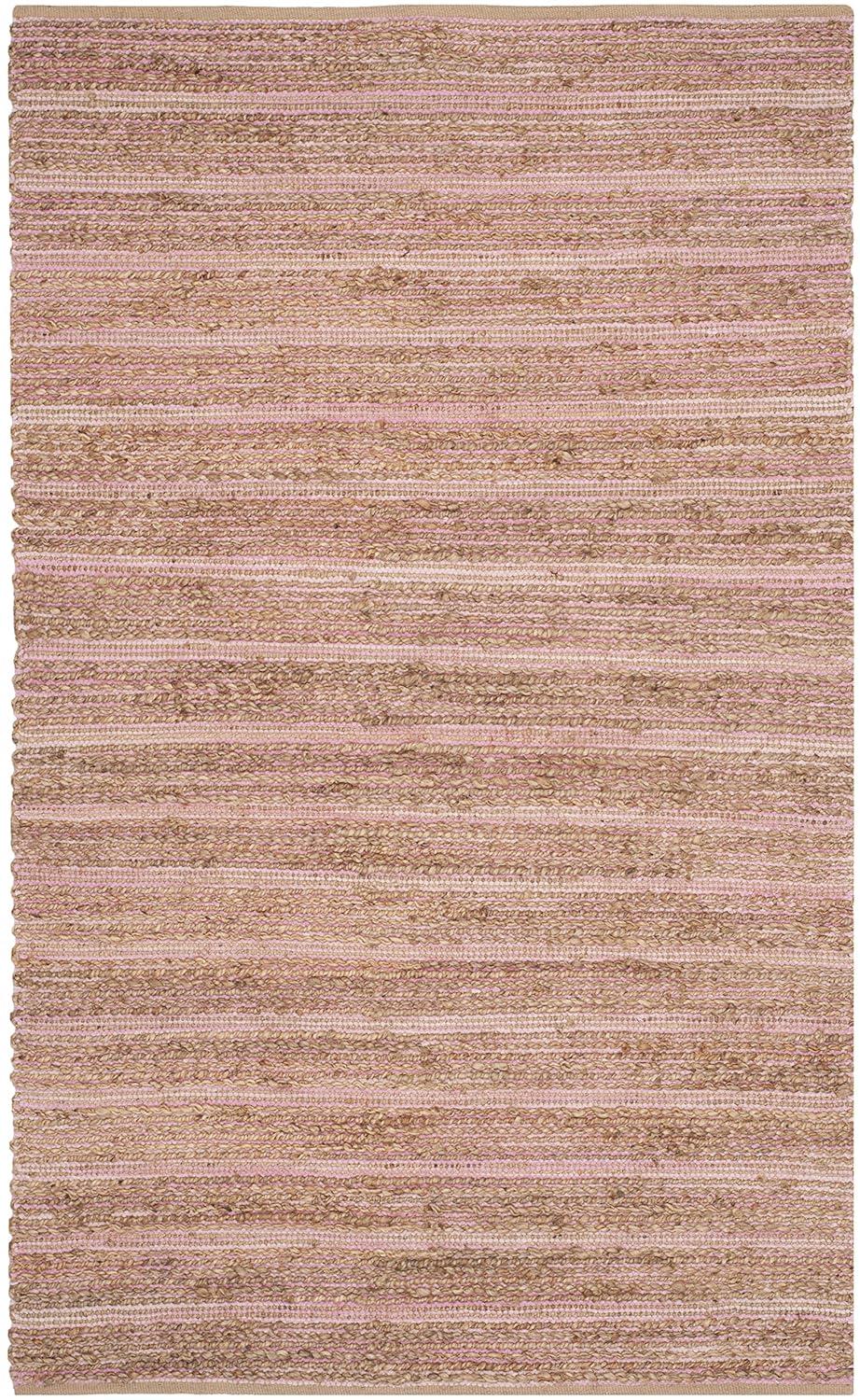 Cape Cod CAP851 Woven Indoor Area Rug - Light Pink - 5'x8' - Safavieh