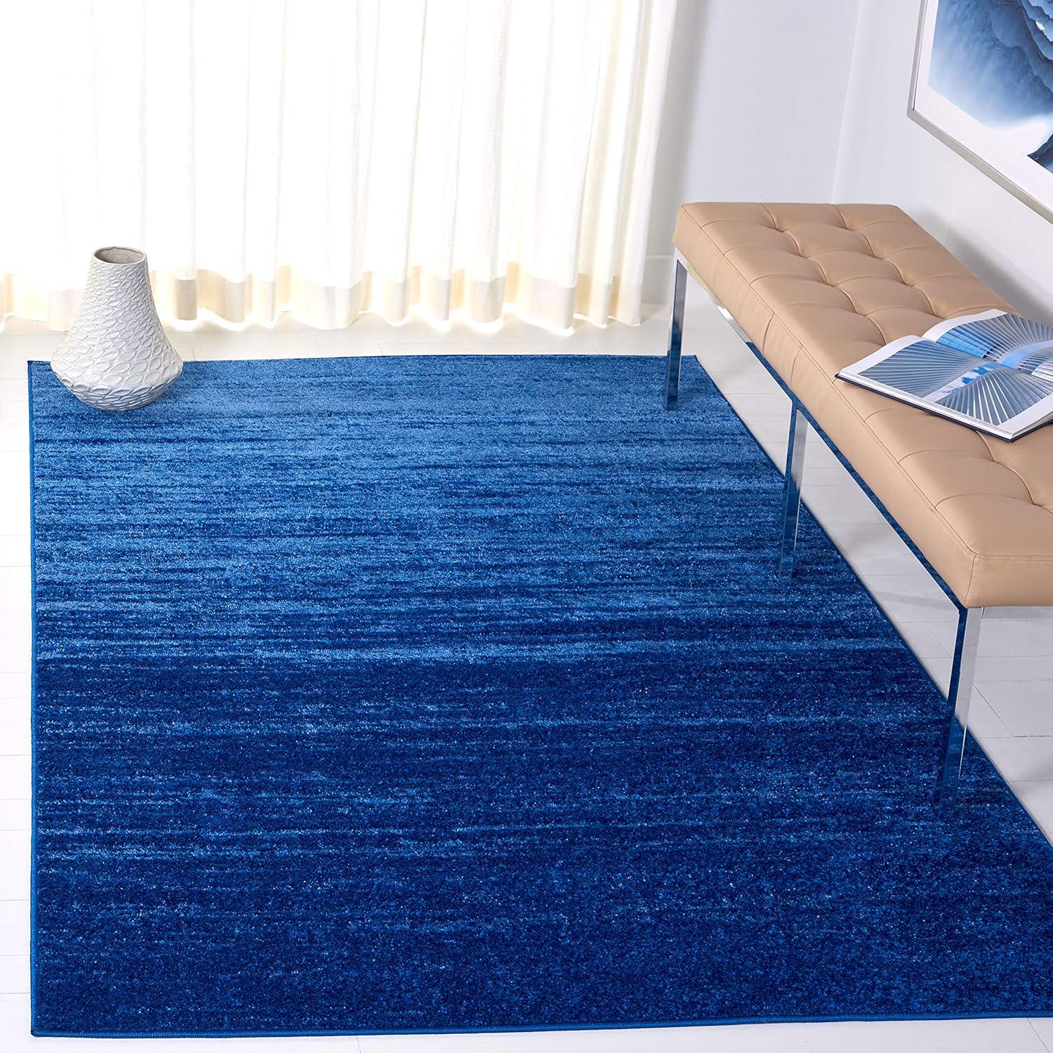 Adirondack ADR113 Machine Made Indoor Area Rug - Light Blue/Dark Blue - 5'-1"x7'-6" - Safavieh