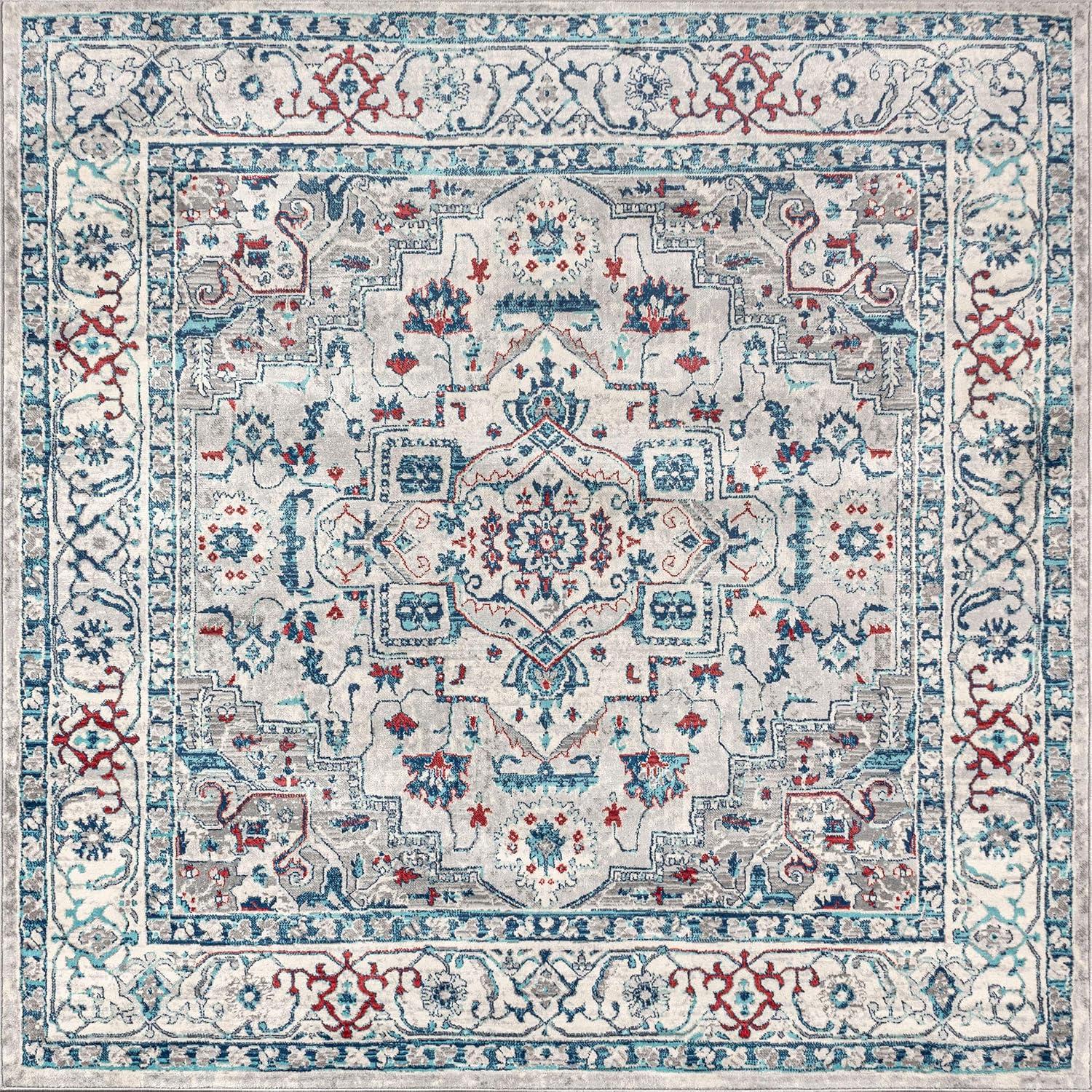 Modern Persian Vintage Medallion Runner Rug - JONATHAN Y