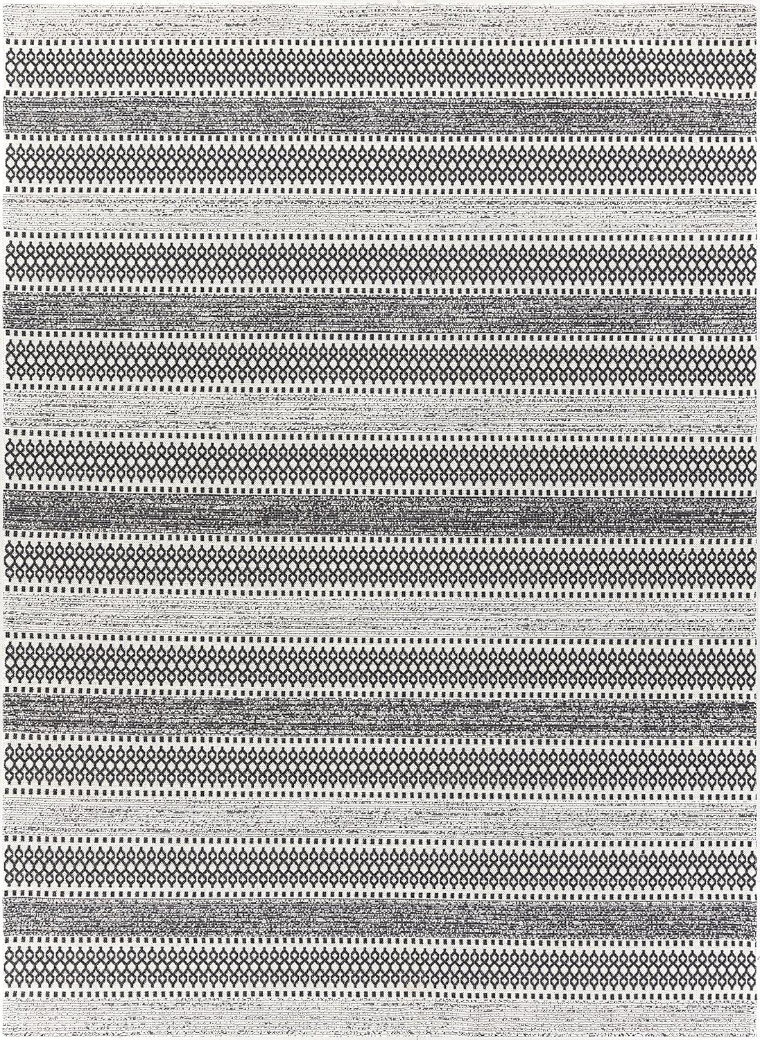 Mark & Day Stone 7'10"x10'2" Rectangle Woven Indoor Area Rugs Black