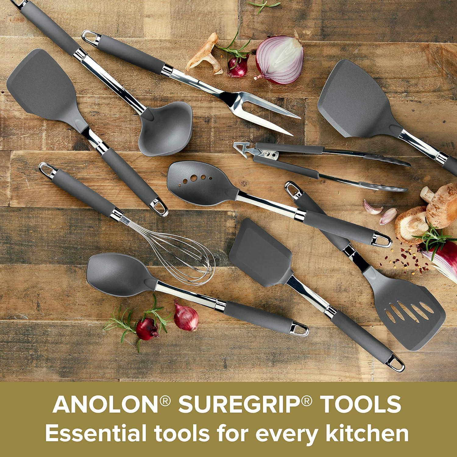 Anolon Tools and Gadgets SureGrip Nonstick Kitchen / Cooking Spoon