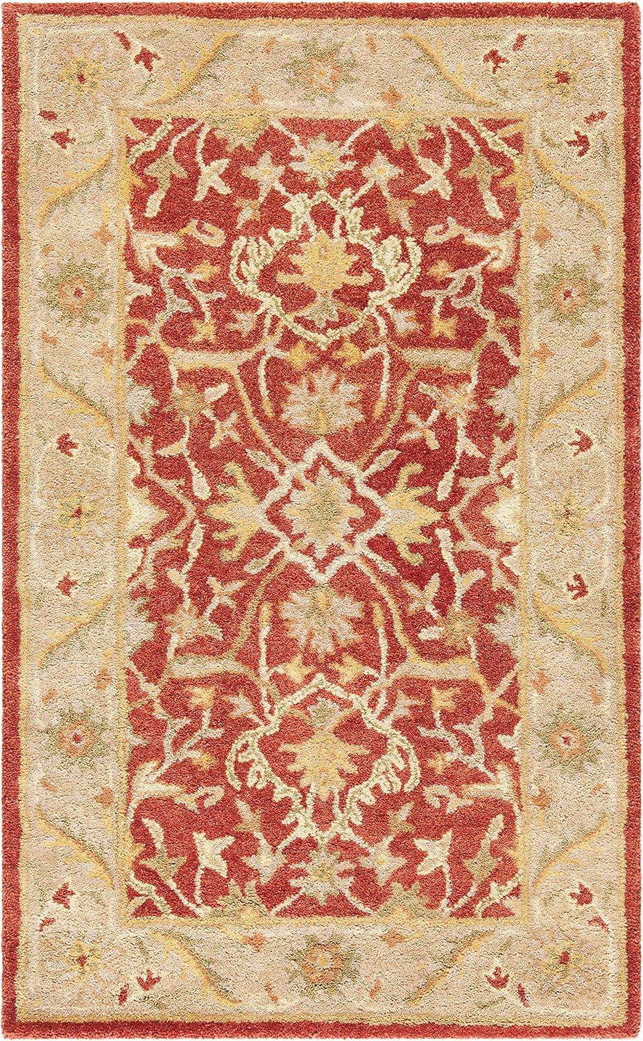 Antiquity AT14 Hand Tufted Indoor Accent Rug - Rust - 3'x5' - Safavieh