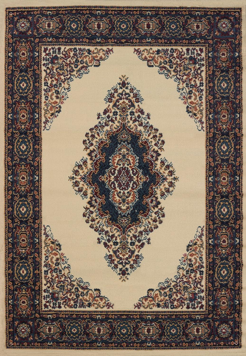 Brunswick Katara Classic Oriental Medallion Rug, Cream, 3' x 5'