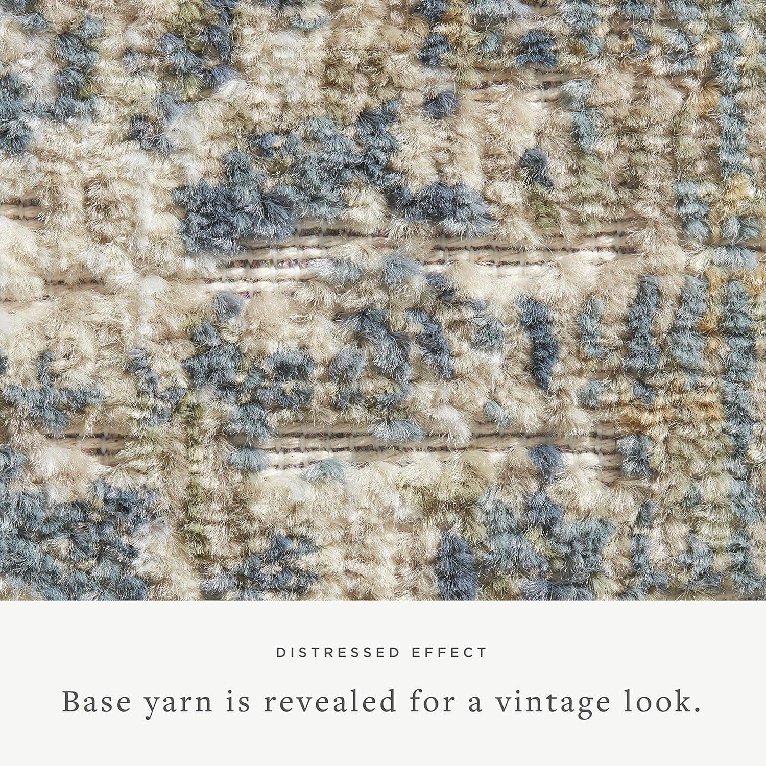 Rosemarie Rug by Chris Loves Julia x Loloi - Sand and Lagoon / 2'7" x 4'