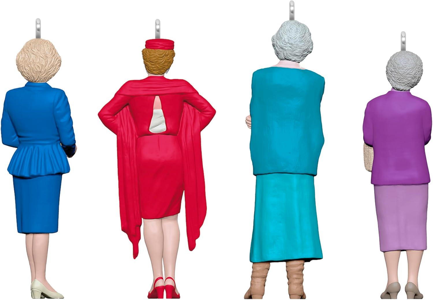 Hallmark 2024 Ornament - Mini The Golden Girls Ornaments, Set of 4