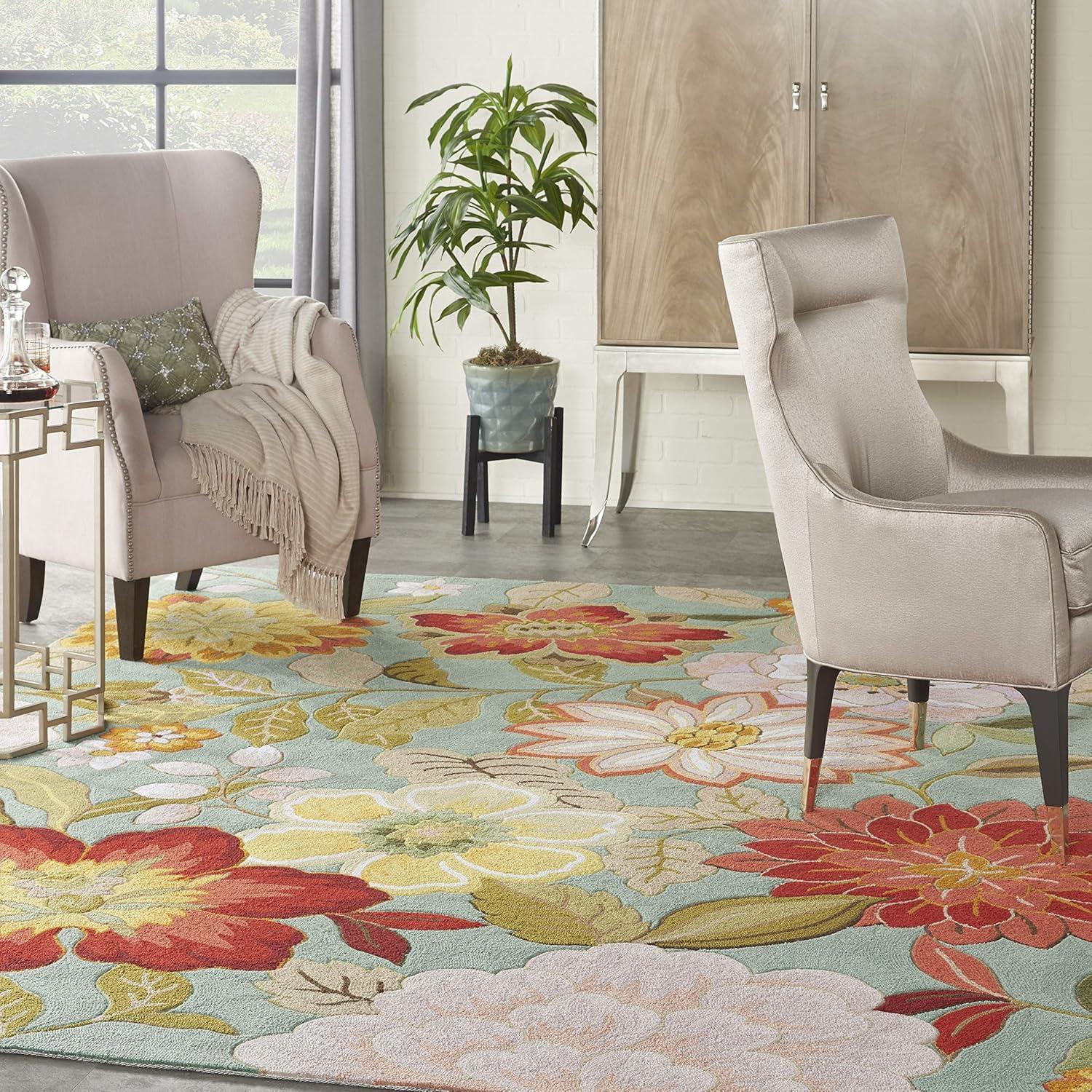 Nourison Fantasy Blooiming Floral Area Rug