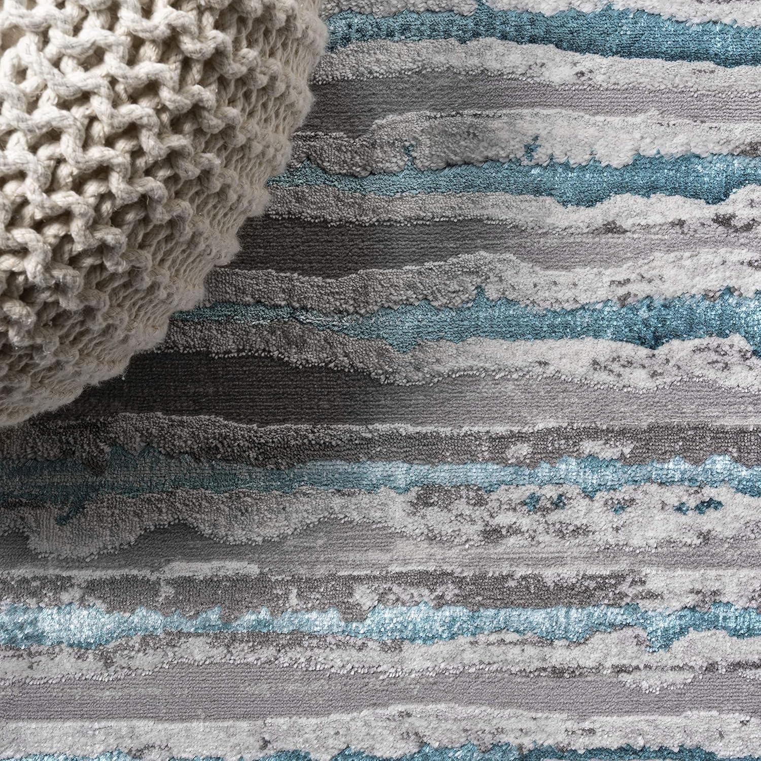 Batten Modern Stripe Area Rug  - JONATHAN Y