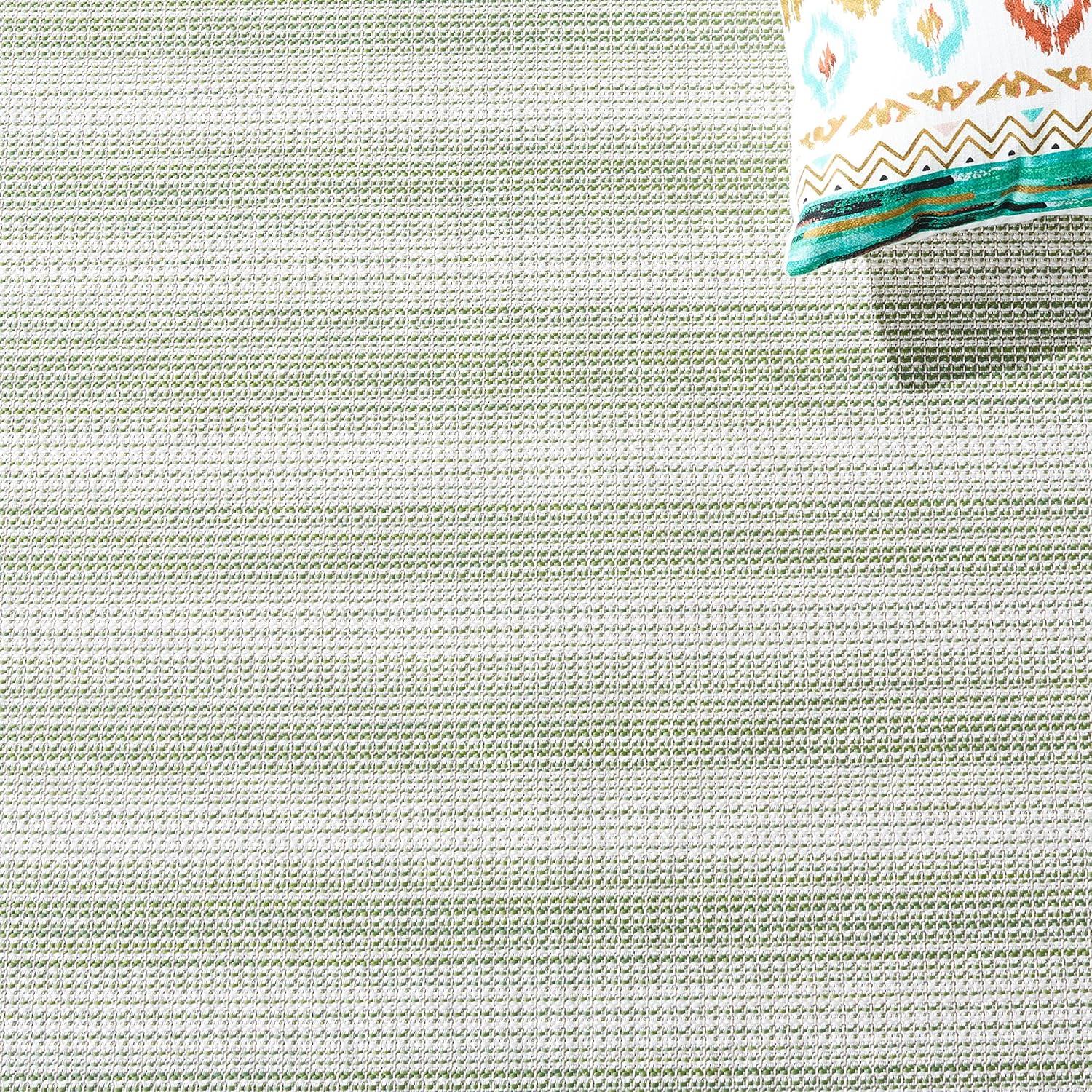 Hampton HTN231 Power Loomed Indoor/Outdoor Area Rug - Olive Green/Ivory - 8'9"x11'9" - Safavieh.