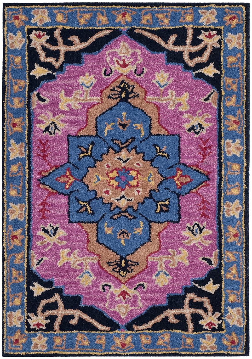 Bellagio BLG506 Hand Tufted Accent Rug - Pink/Multi - 2'x3' - Safavieh.