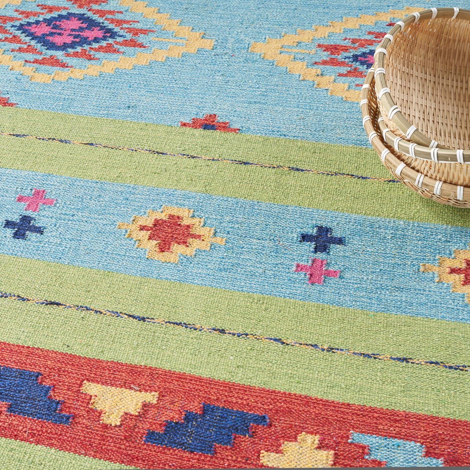 Nourison Baja Boho Geometric Southwestern Flatwoven Indoor Rug