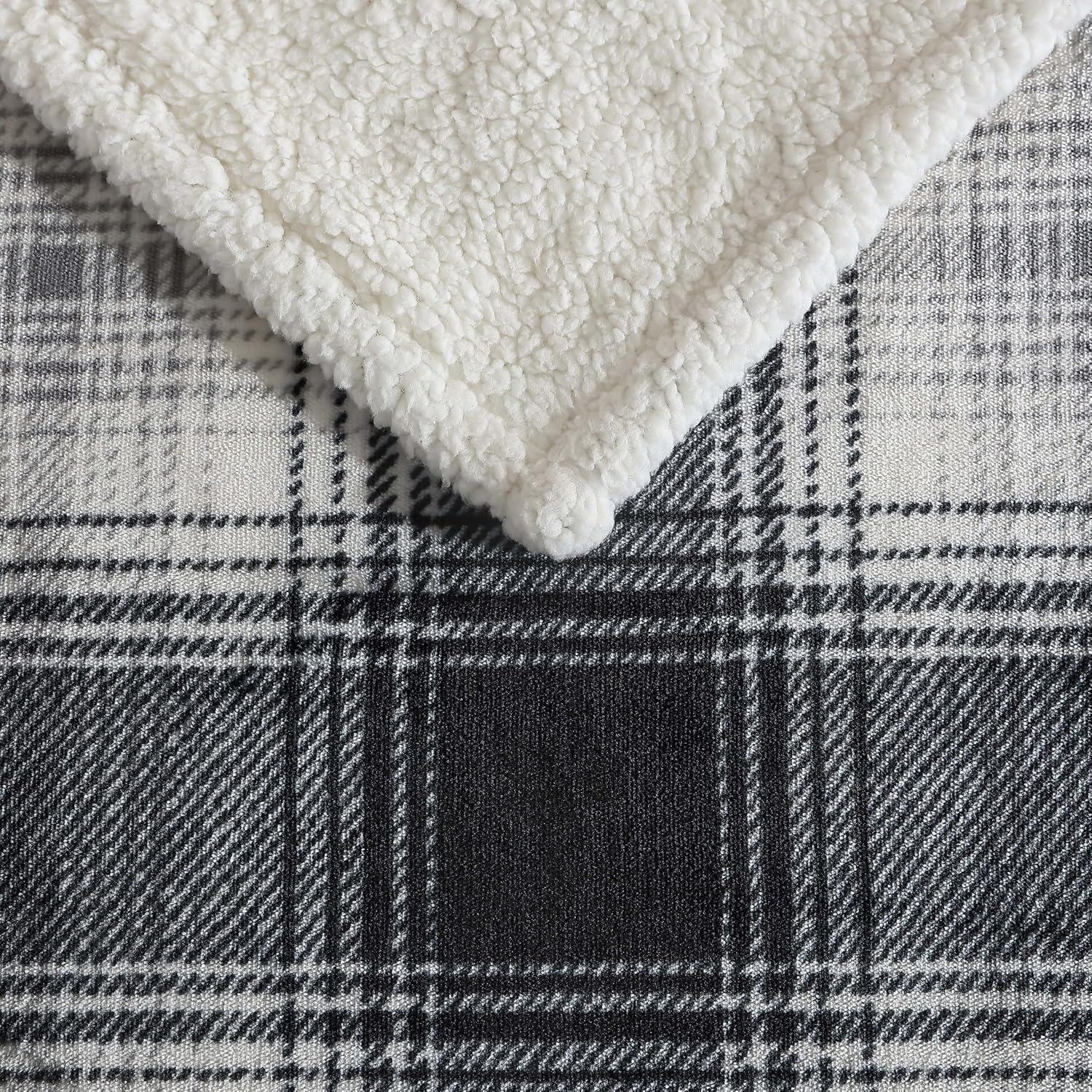 Eddie Bauer Eddie Bauer Printed Plush Fleece/Sherpa Throw Blankets