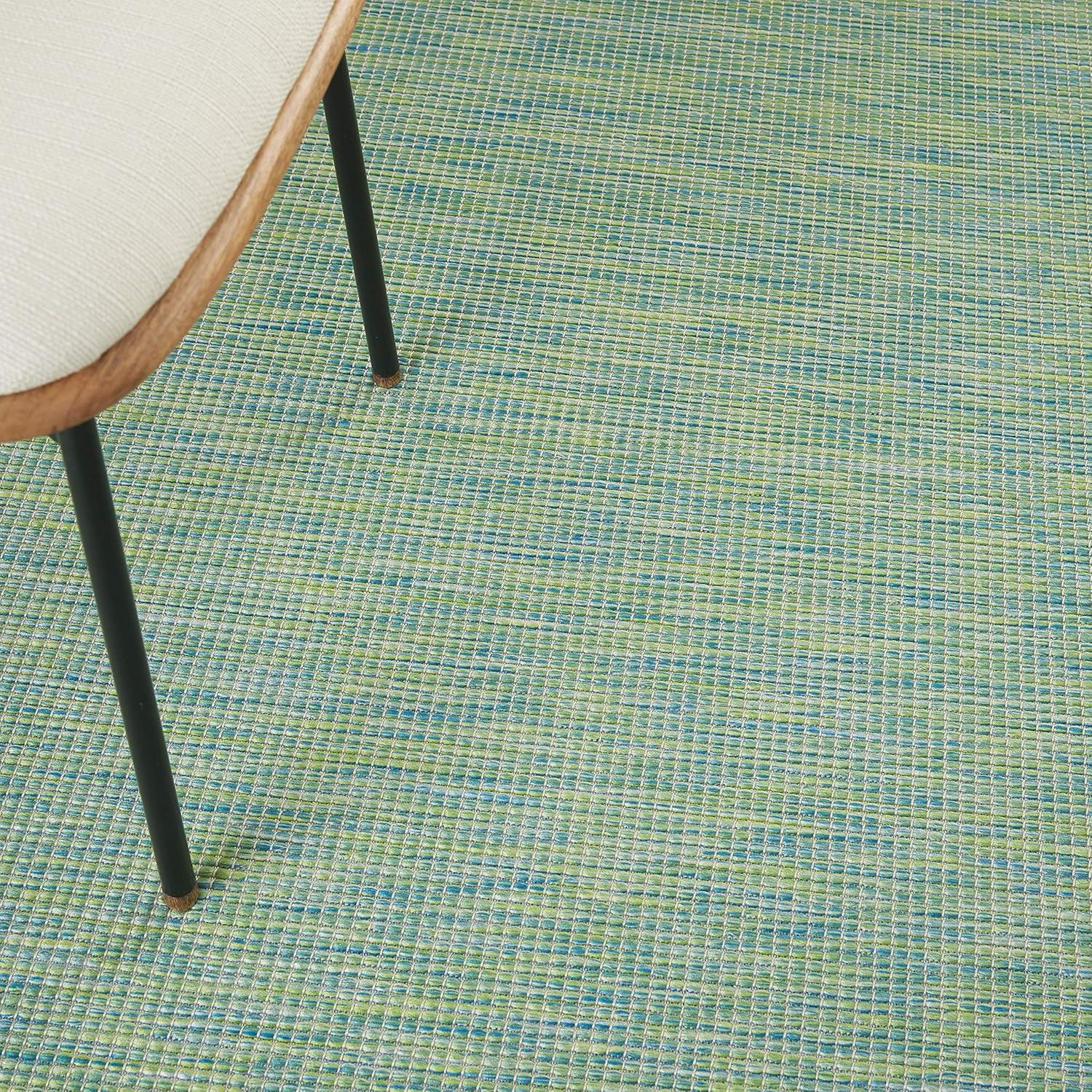 Nourison Positano POS01 Indoor/outdoor Area Rug - Blue/Green 4' x 6'