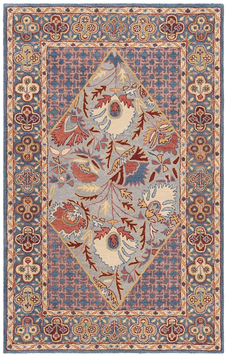 Safavieh  Handmade Antiquity Lugenia Traditional Oriental Wool Rug 4' x 6' 4' x 6' Indoor, Handmade