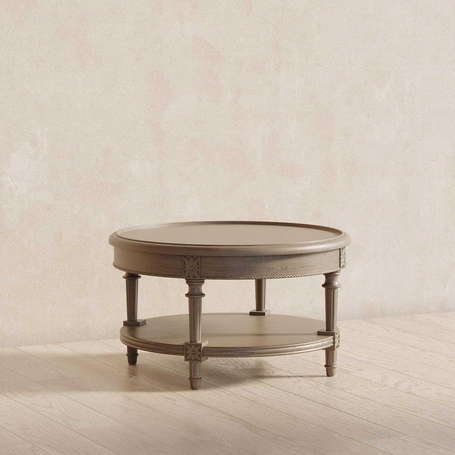 Maven Lane Maven Lane Pullman Round Wooden Coffee Table