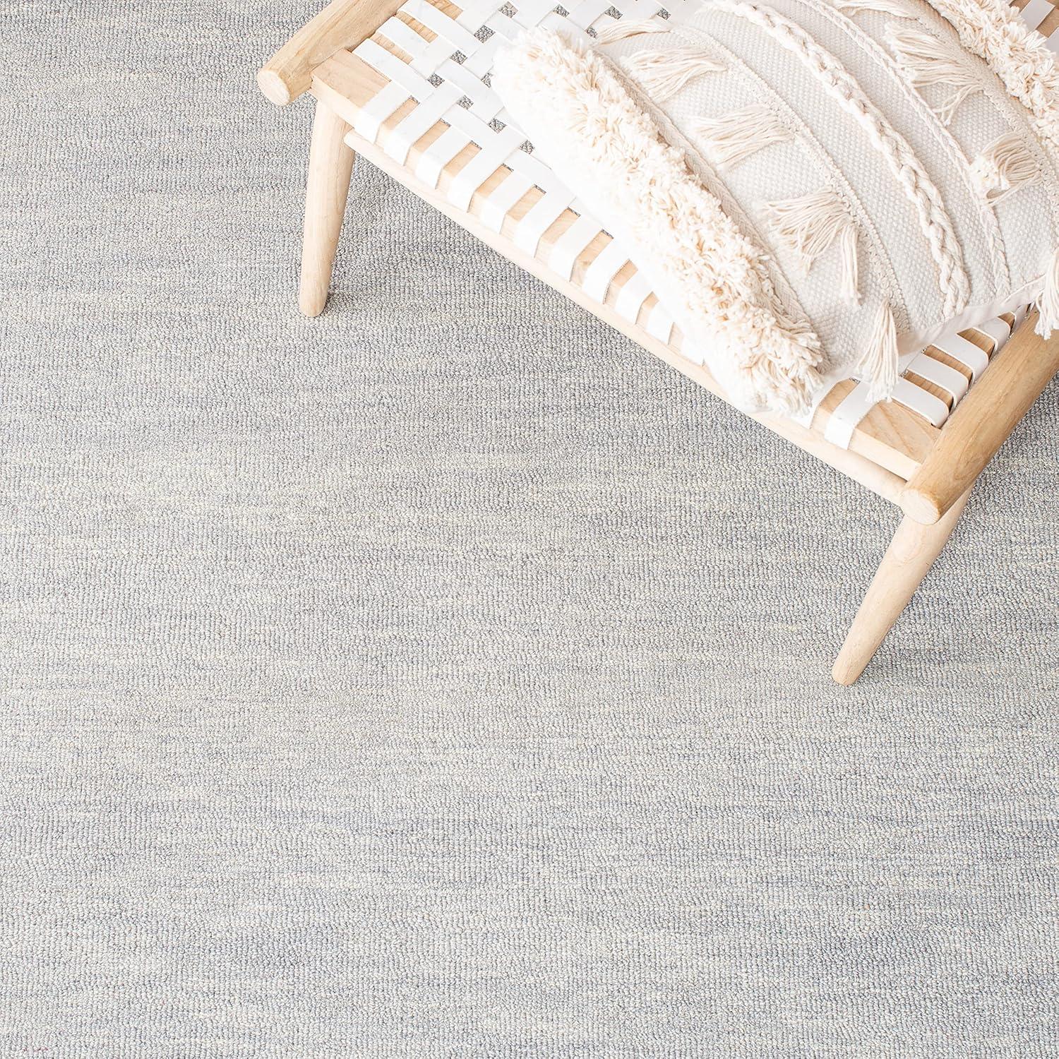 Metro MET603 Hand Tufted Indoor Area Rug - Grey/Blue - 4'x6' - Safavieh