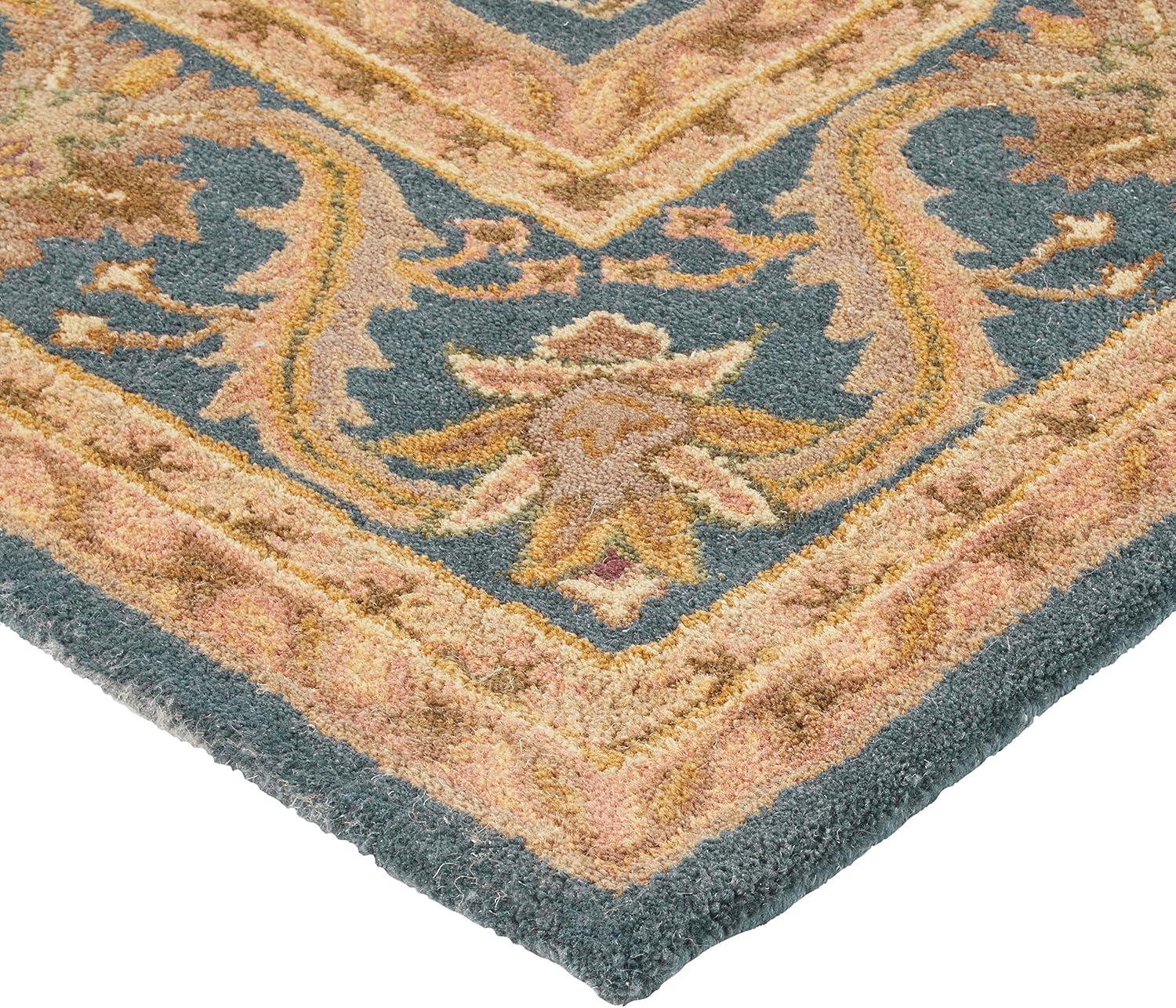 Antiquity AT52 Hand Tufted Indoor Area Rug - Wine/Gold - 9'x12' - Safavieh