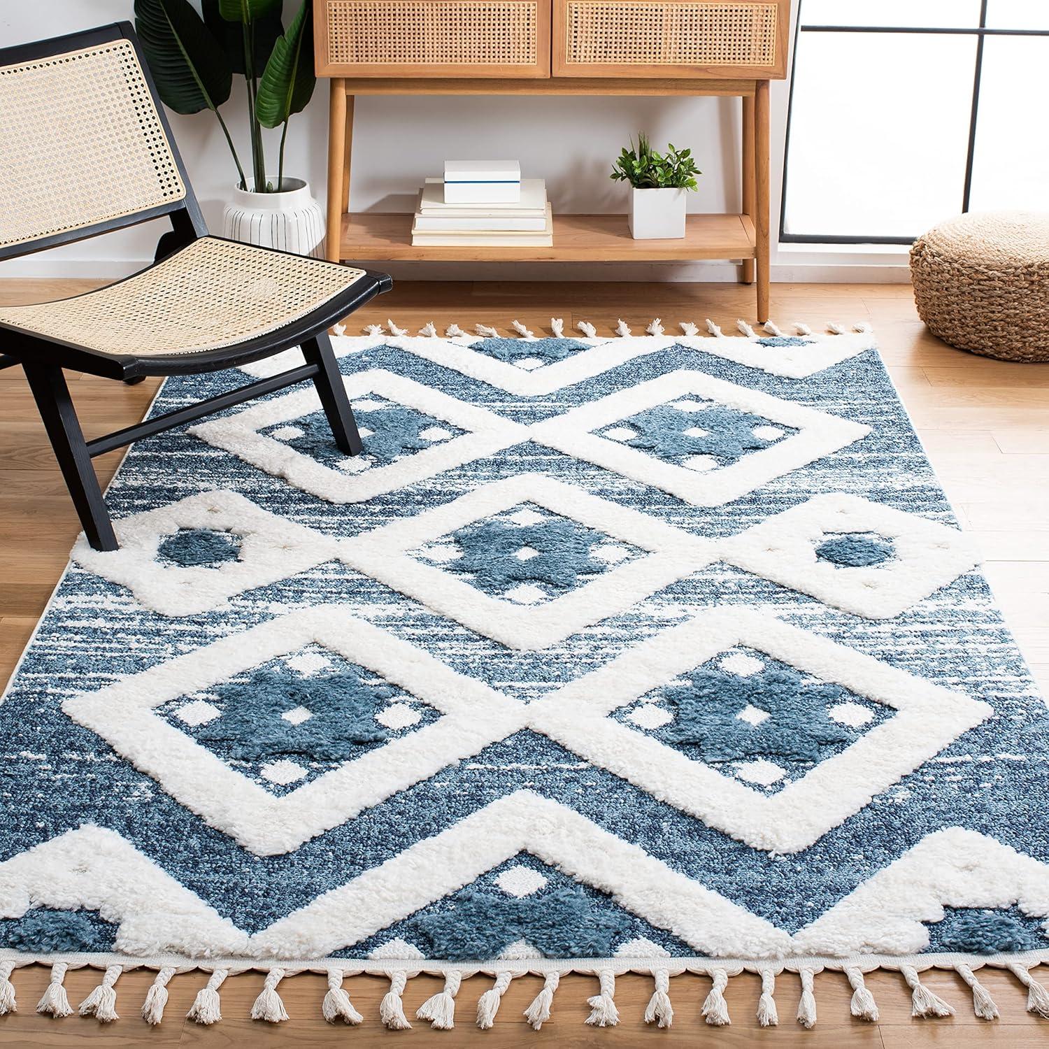 Moroccan Tassel Shag MTS664 Power Loomed Indoor Rug - Safavieh