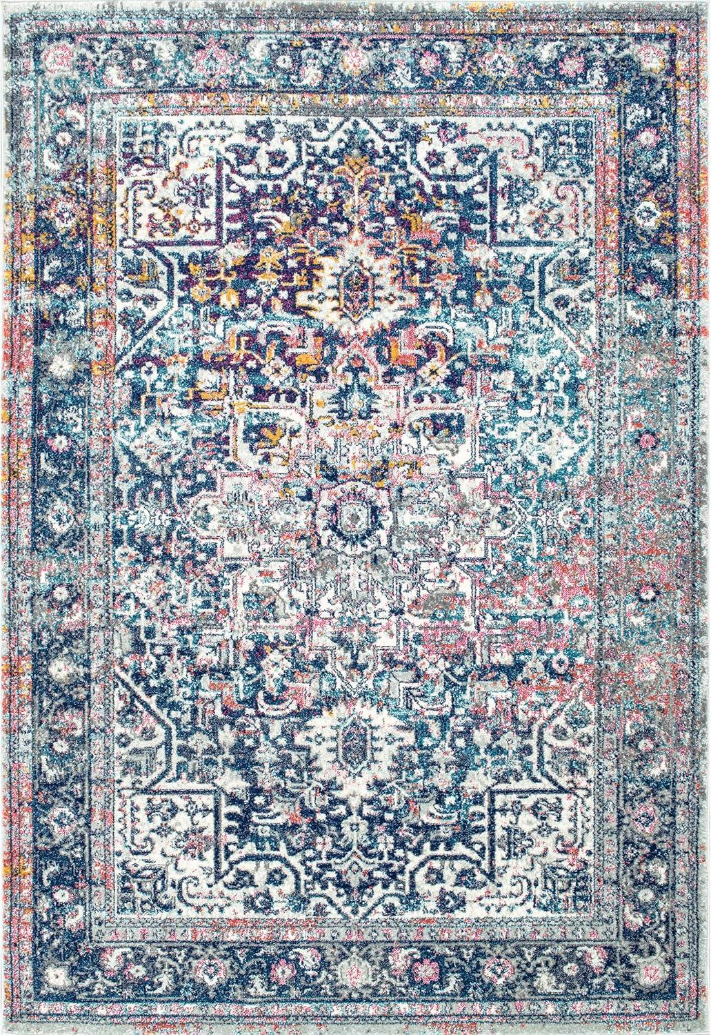 Nuloom Lilah Vintage Medallion Indoor Area Rug