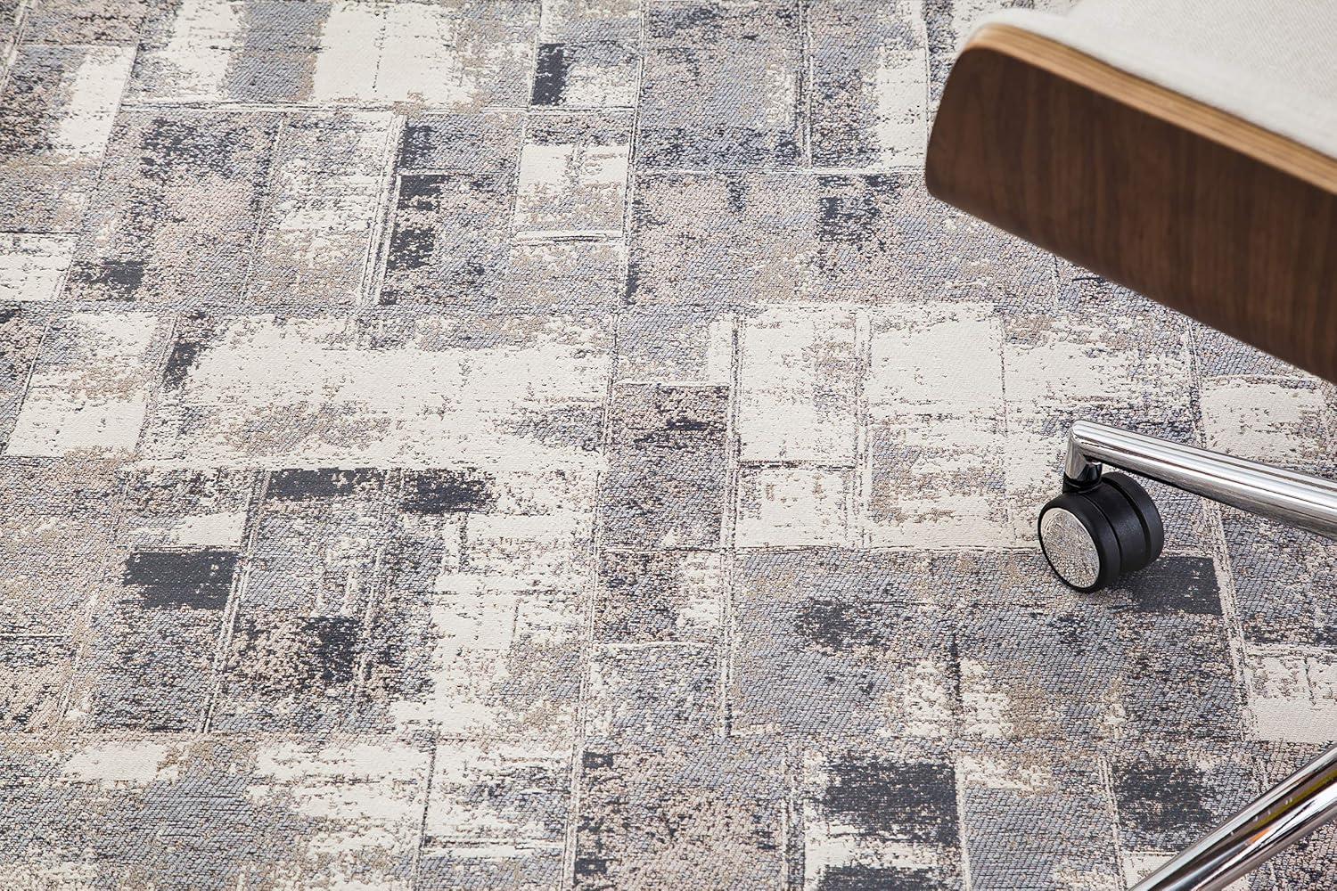 Anji Mountain Tabriz Carpet Straight Rectangular Chair Mat