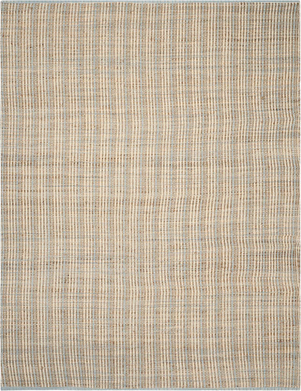 SAFAVIEH Cape Cod Ivana Braided Striped Area Rug, 8' x 10', Green