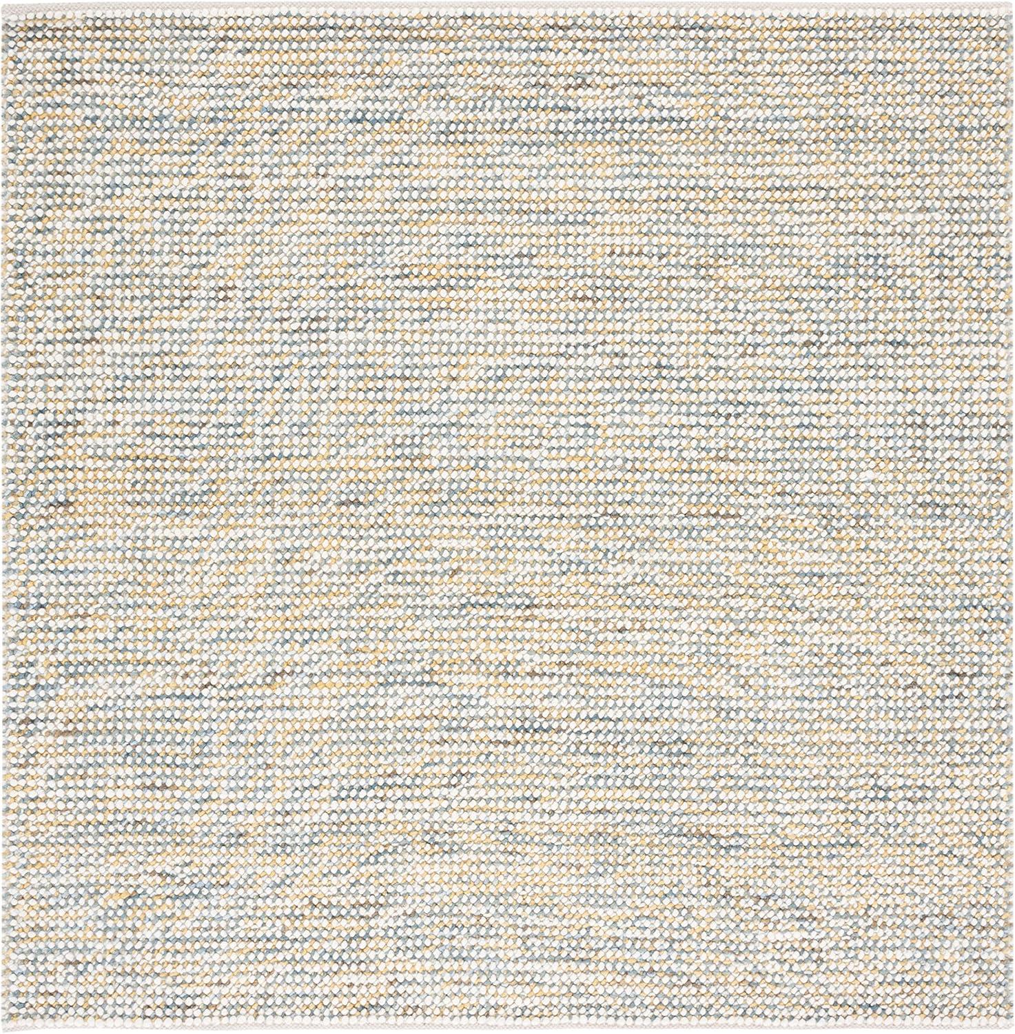 Latitude Run® Vermont Hand Woven Wool Solid Color Rug