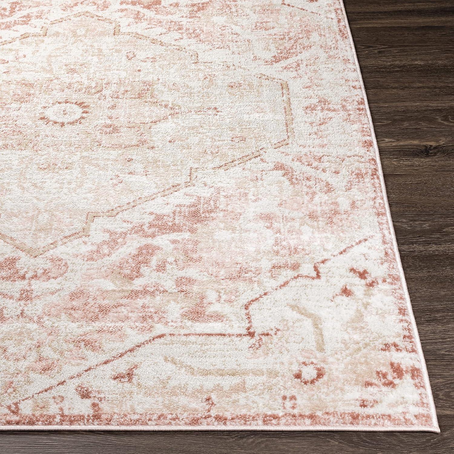 Mark & Day Baflo 7'10" Square Woven Indoor Area Rugs Blush