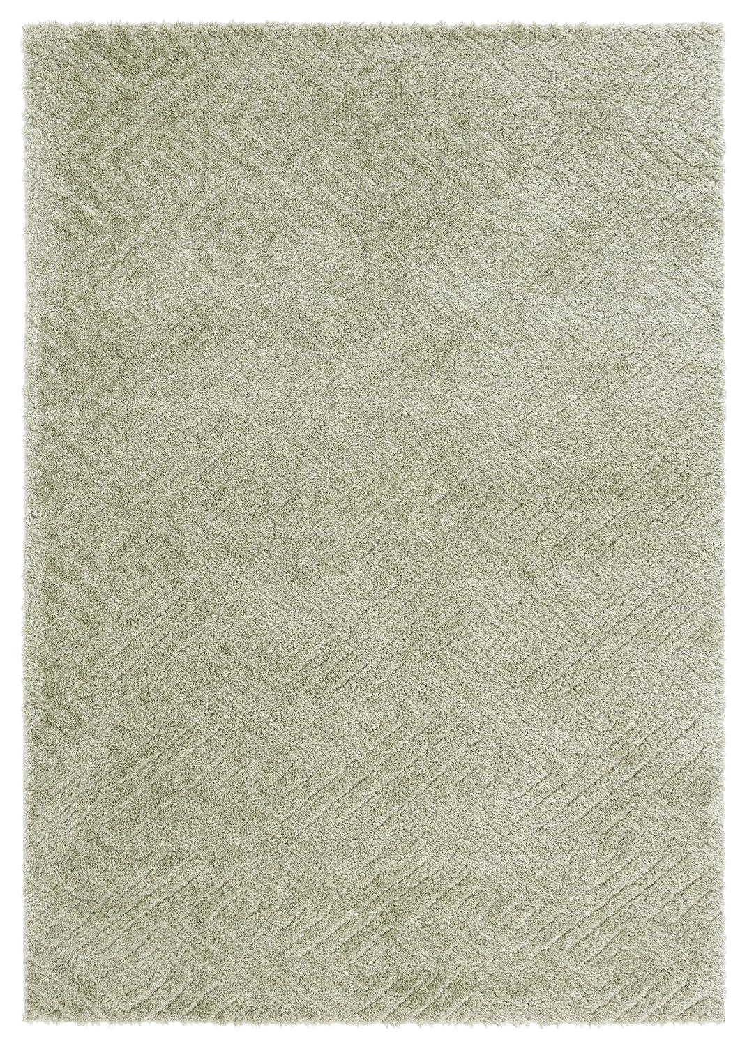 Tahoe Shag THO652 Power Loomed Indoor Area Rug - Sage - 6'-7"x6'-7" - Safavieh