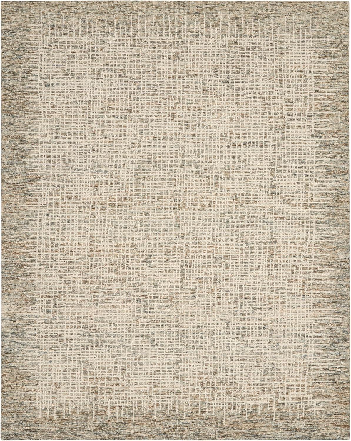 Nourison Vail Rustic Texture Indoor Area Rug Ivory/Multi 7'9" x 9'9"