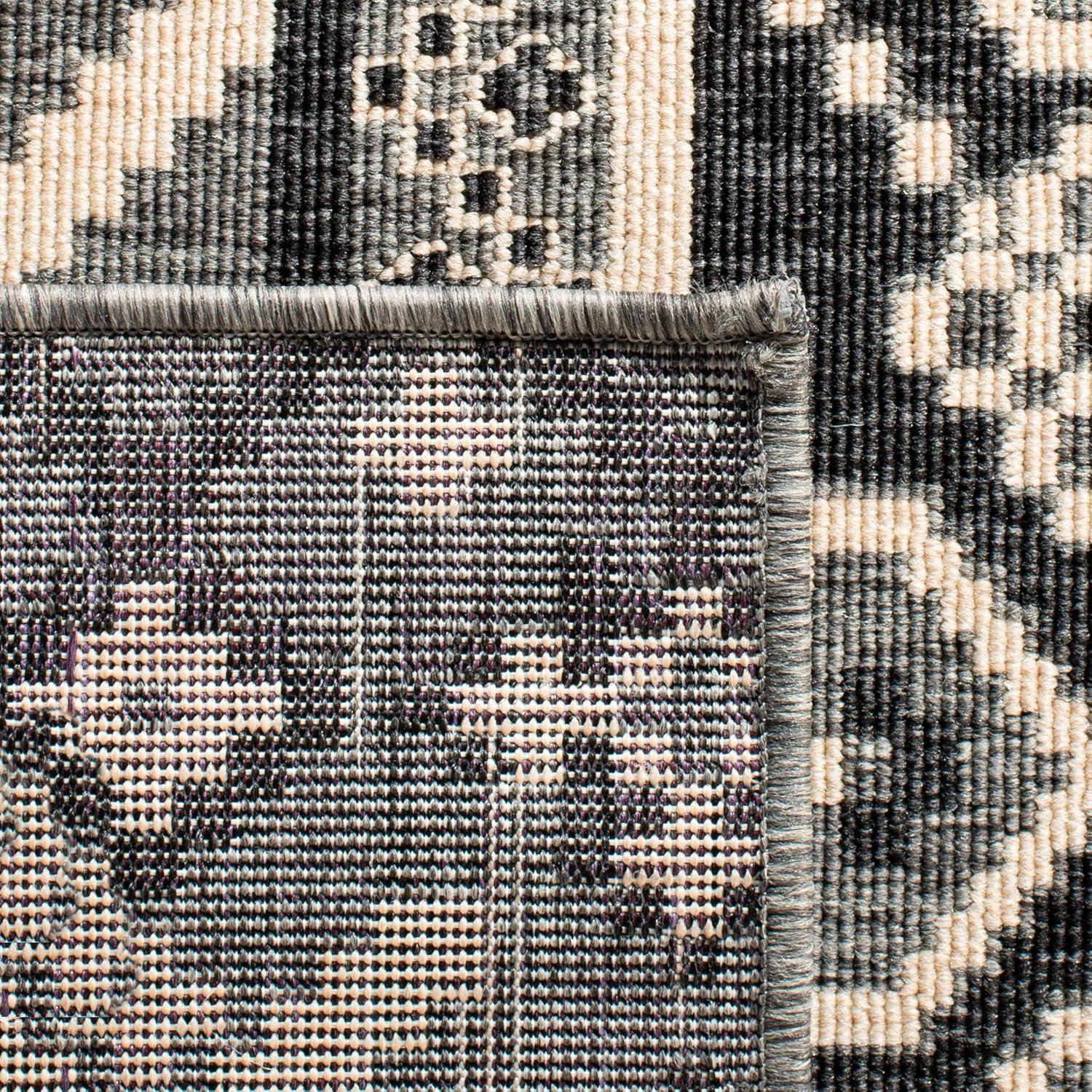 Veranda VER097 Power Loomed Indoor/Outdoor Area Rug - Grey/Beige - 8'x10' - Safavieh.