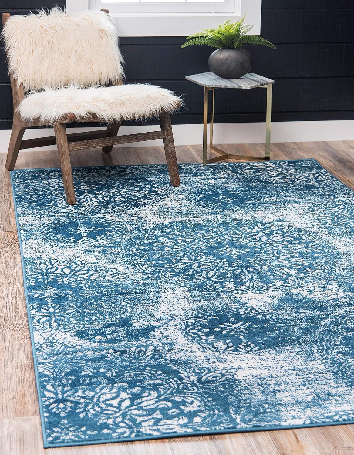 Unique Loom Sofia Grand Floral Indoor Woven Area Rug