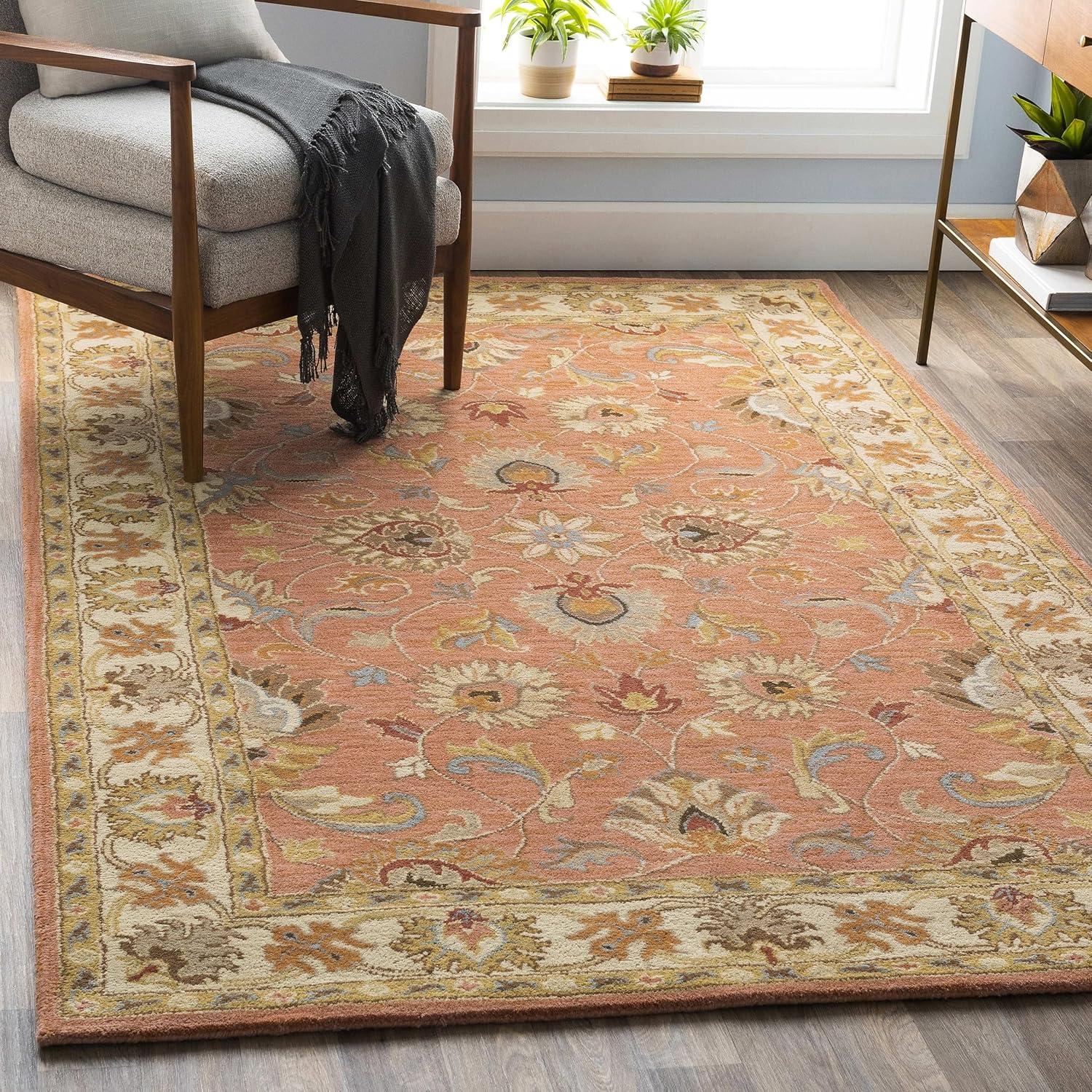 Mark & Day Paris 3'x12' Runner Tufted Indoor Area Rugs Burnt Orange