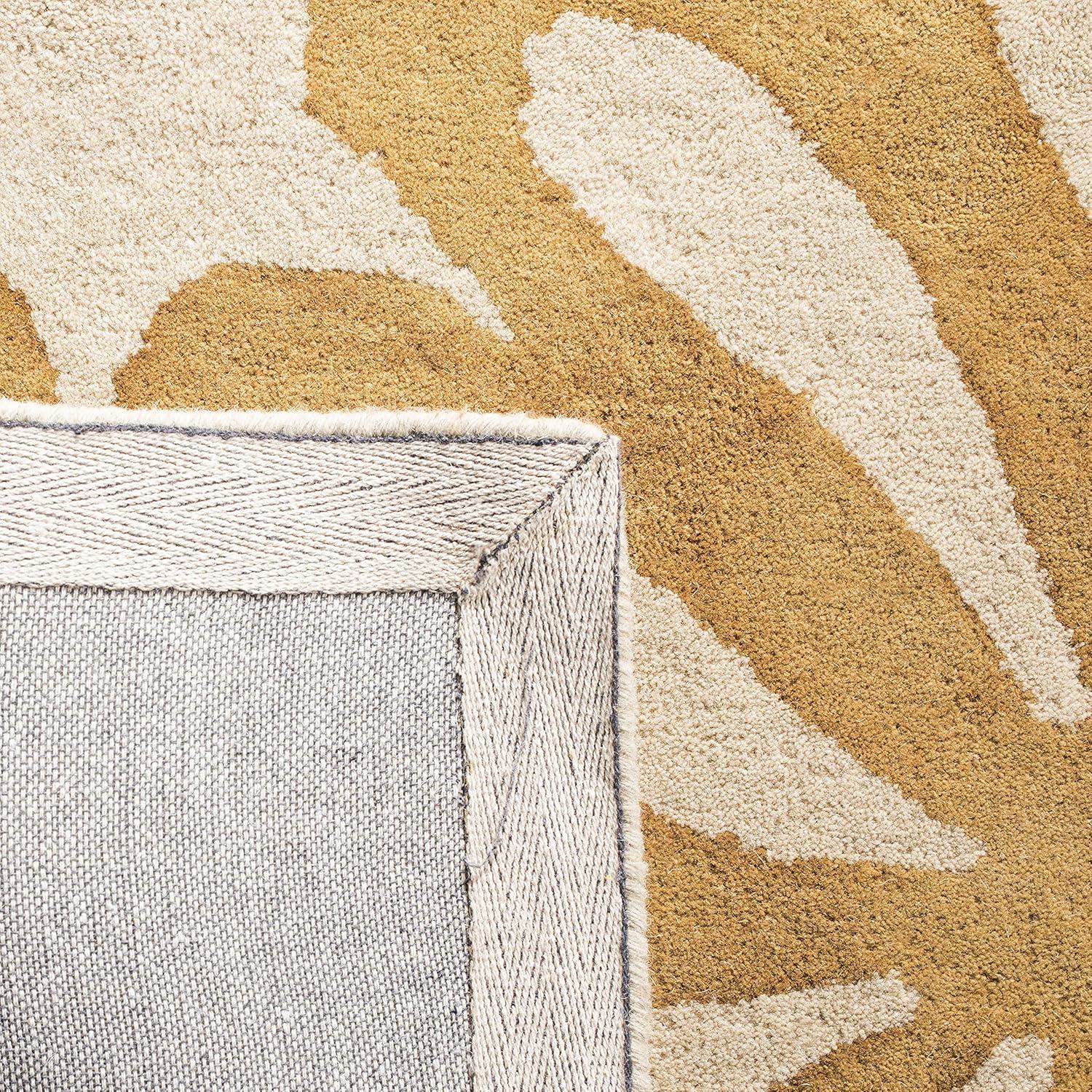 Dip Dye DDY527 Hand Tufted Runner Rug - Beige/Gold - 2'3"x10' - Safavieh.