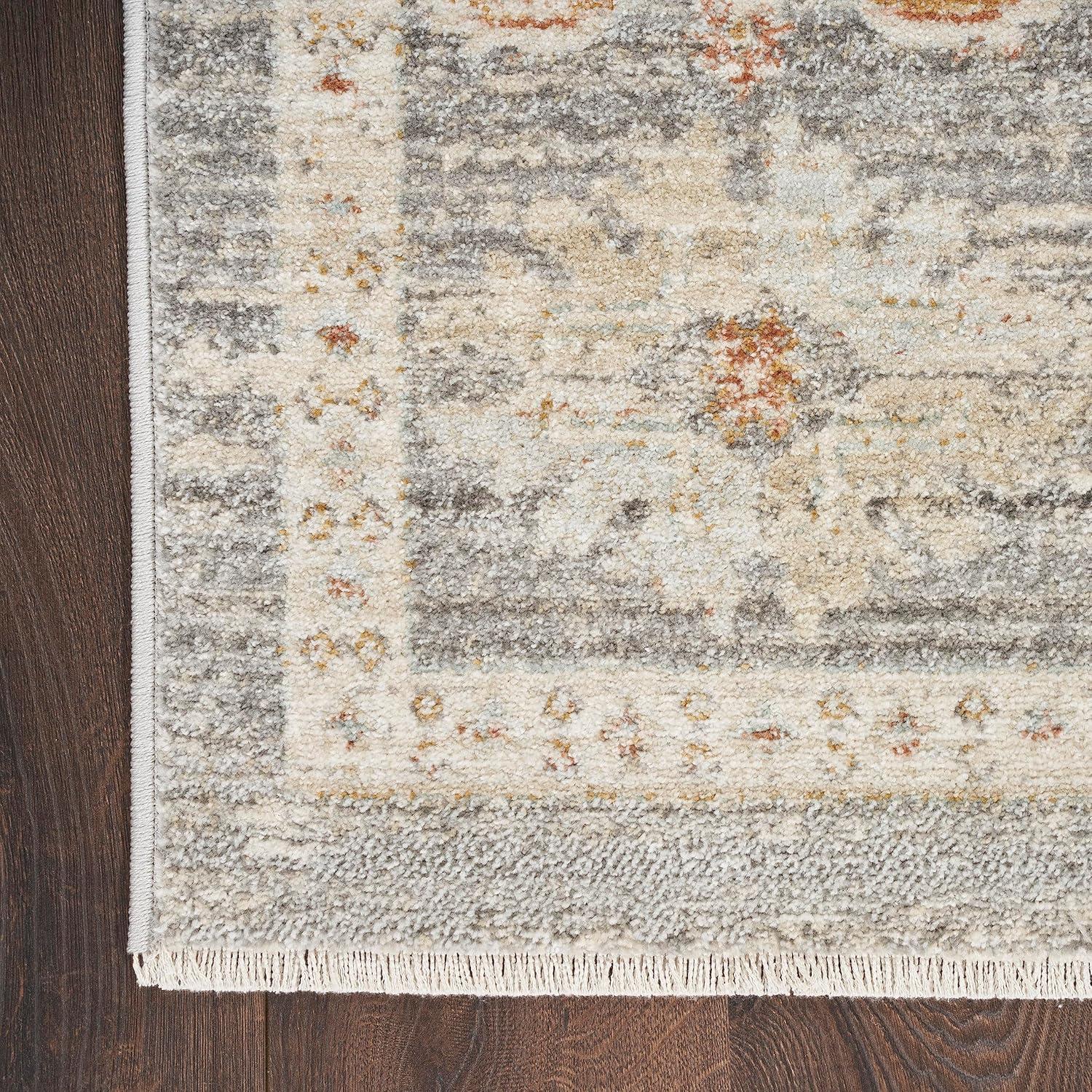 Nourison Traditional Home Vintage Indoor Area Rug Grey 7'10" x 10'1"