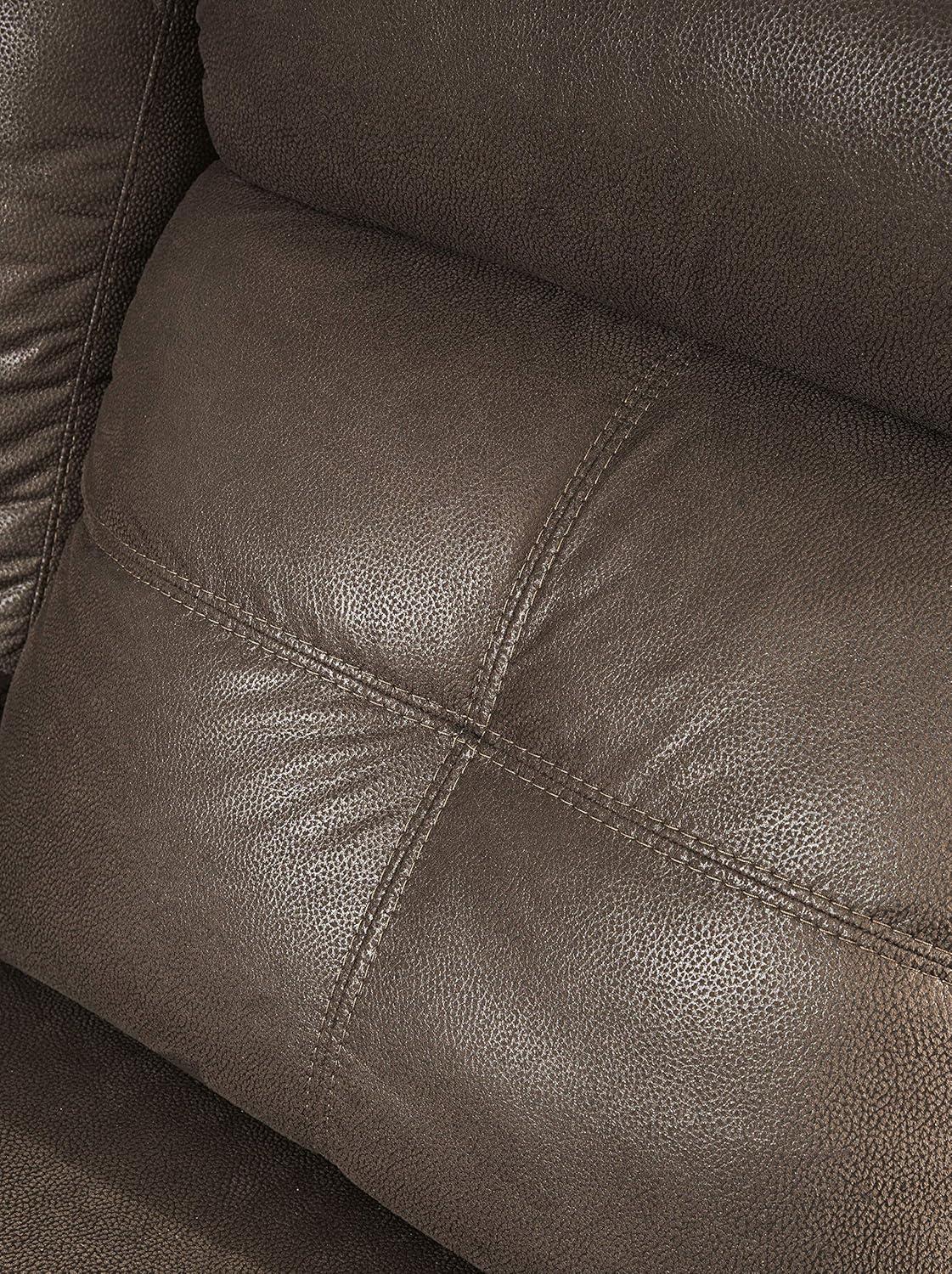 Signature Design by Ashley Jesolo Reclining Sofa in Coffee