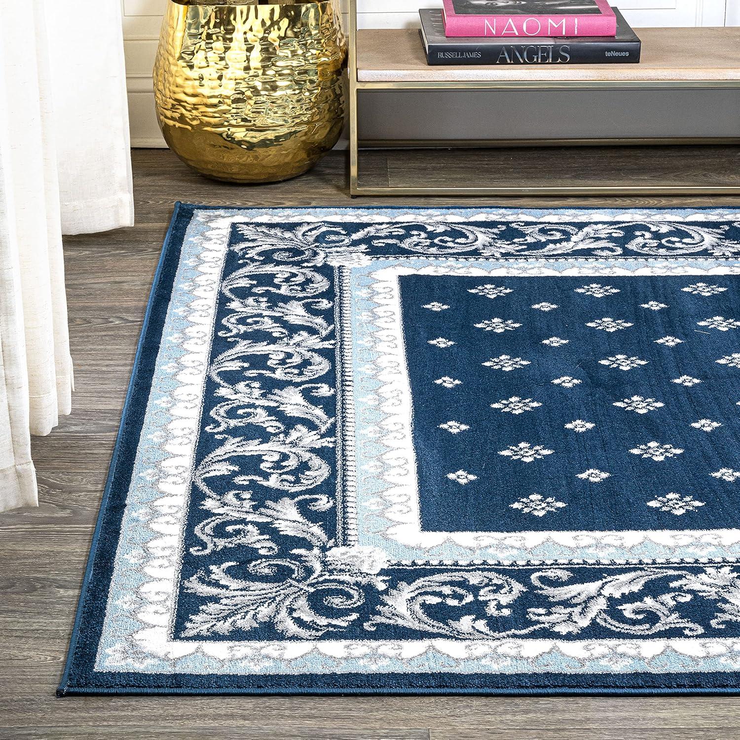 Acanthus French Border Area Rug - JONATHAN Y