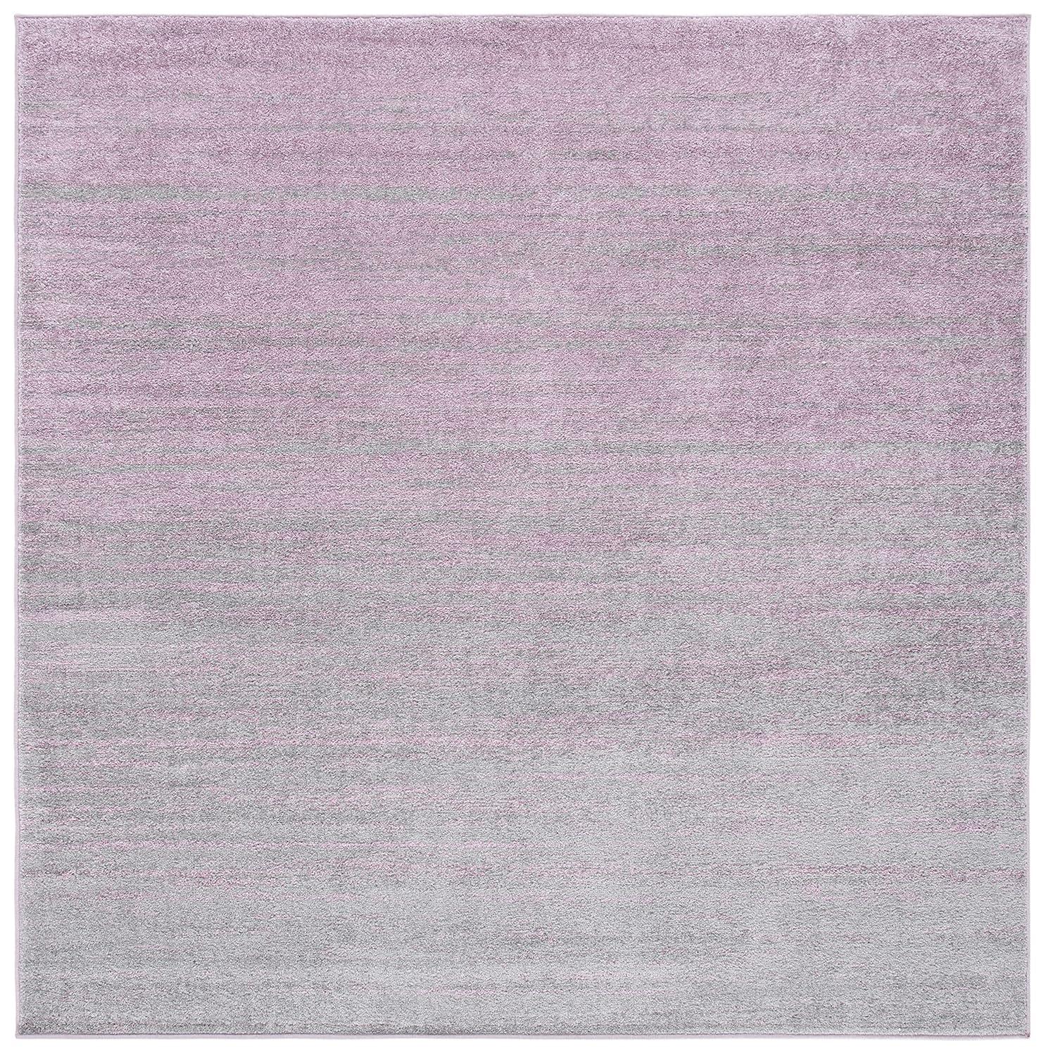 Adirondack ADR113 Machine Made Indoor Area Rug - Purple/Green - 6'-7"x6'-7" - Safavieh