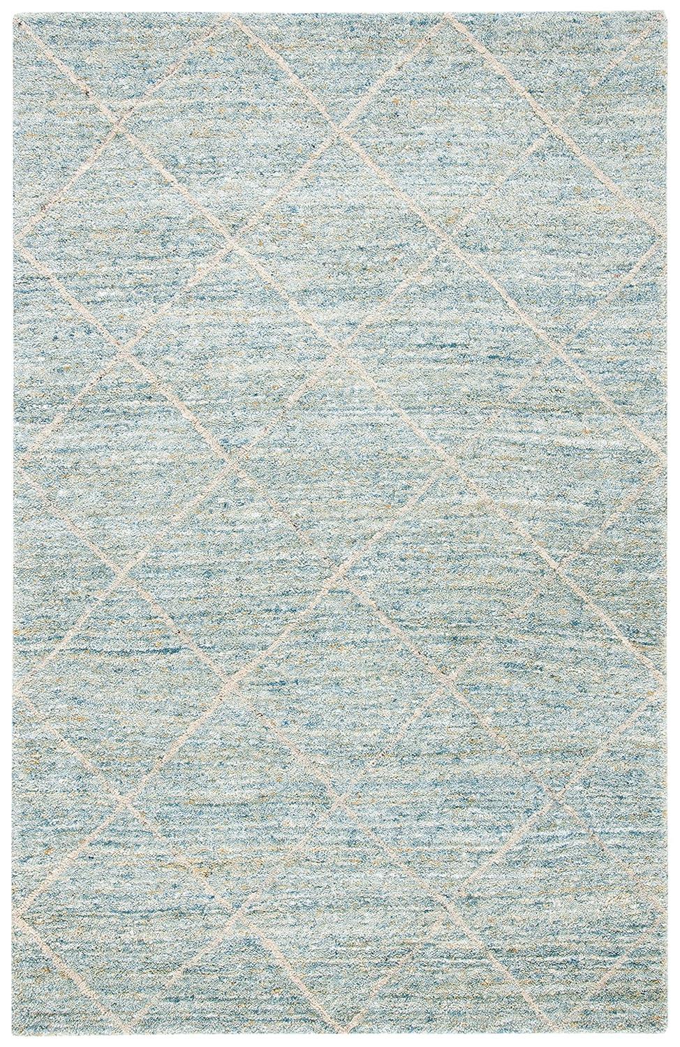 Himalaya HIM423 Handmade Area Rug - 5'x8' - Blue - Safavieh