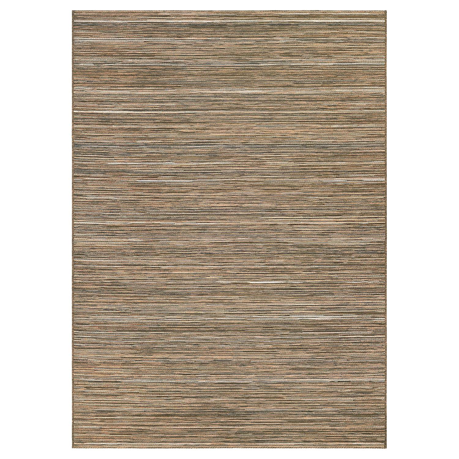 Couristan Cape Hinsdale Indoor / Outdoor Area Rug, Brown-Ivory, 3'11" x 5'6"