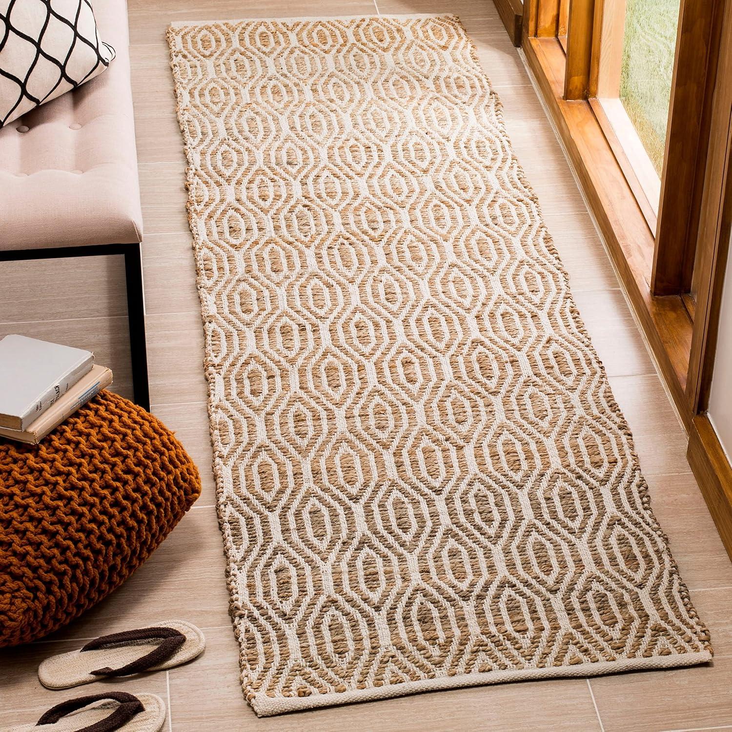 Cape Cod CAP822 Woven Indoor Runner Rug - Natural - 2'3"x8' - Safavieh