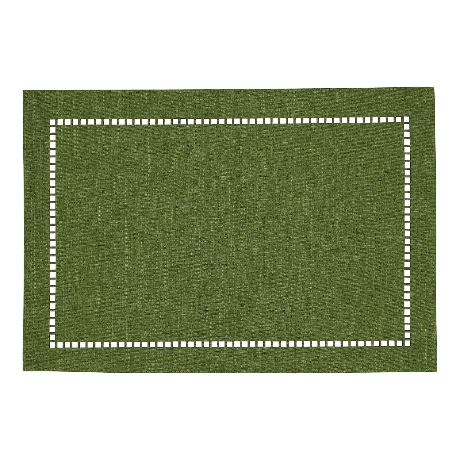 Gracie Oaks Neith Polyester No Pattern Rectangle Placemat (Set of 4)