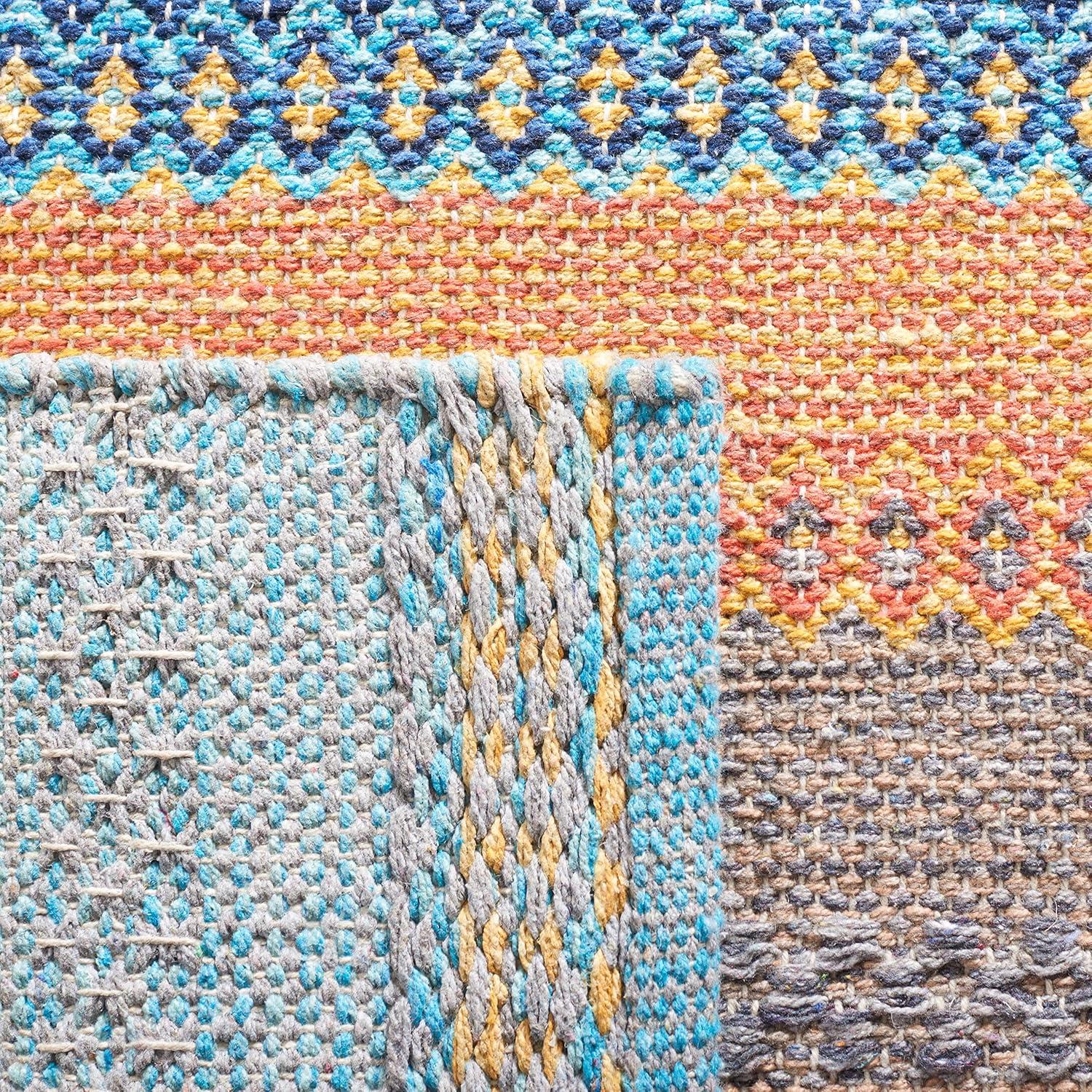 Montauk MTK851 Hand Woven Area Rug - Grey/Orange - 8'x10' - Safavieh.