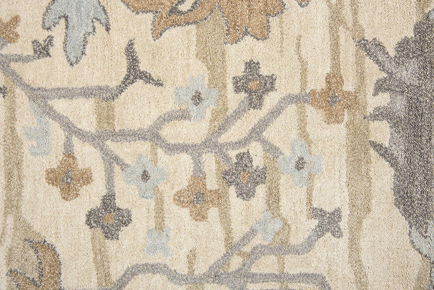 Rizzy Rugs Valintino Area Rug VN610A Beige Branches Wool 5' x 8' Rectangle