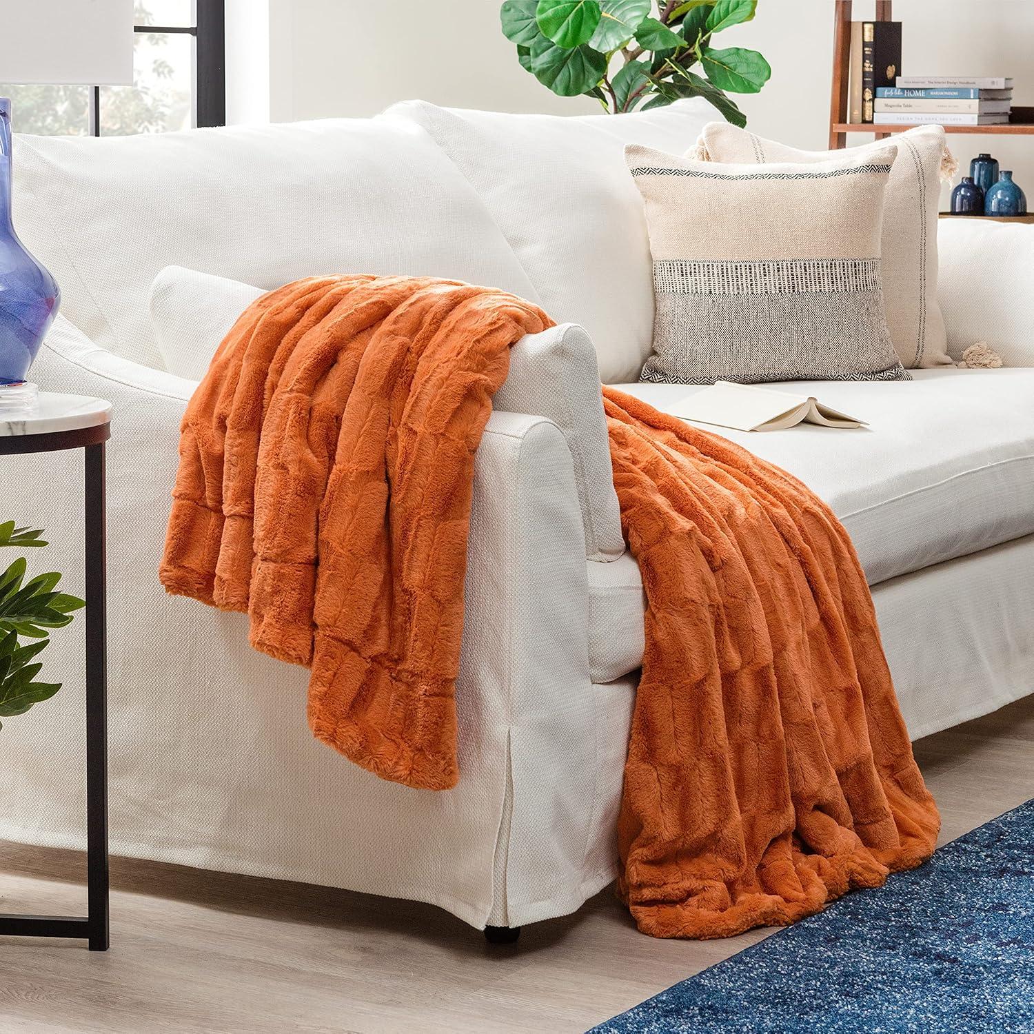 Chanasya Faux Fur Throw