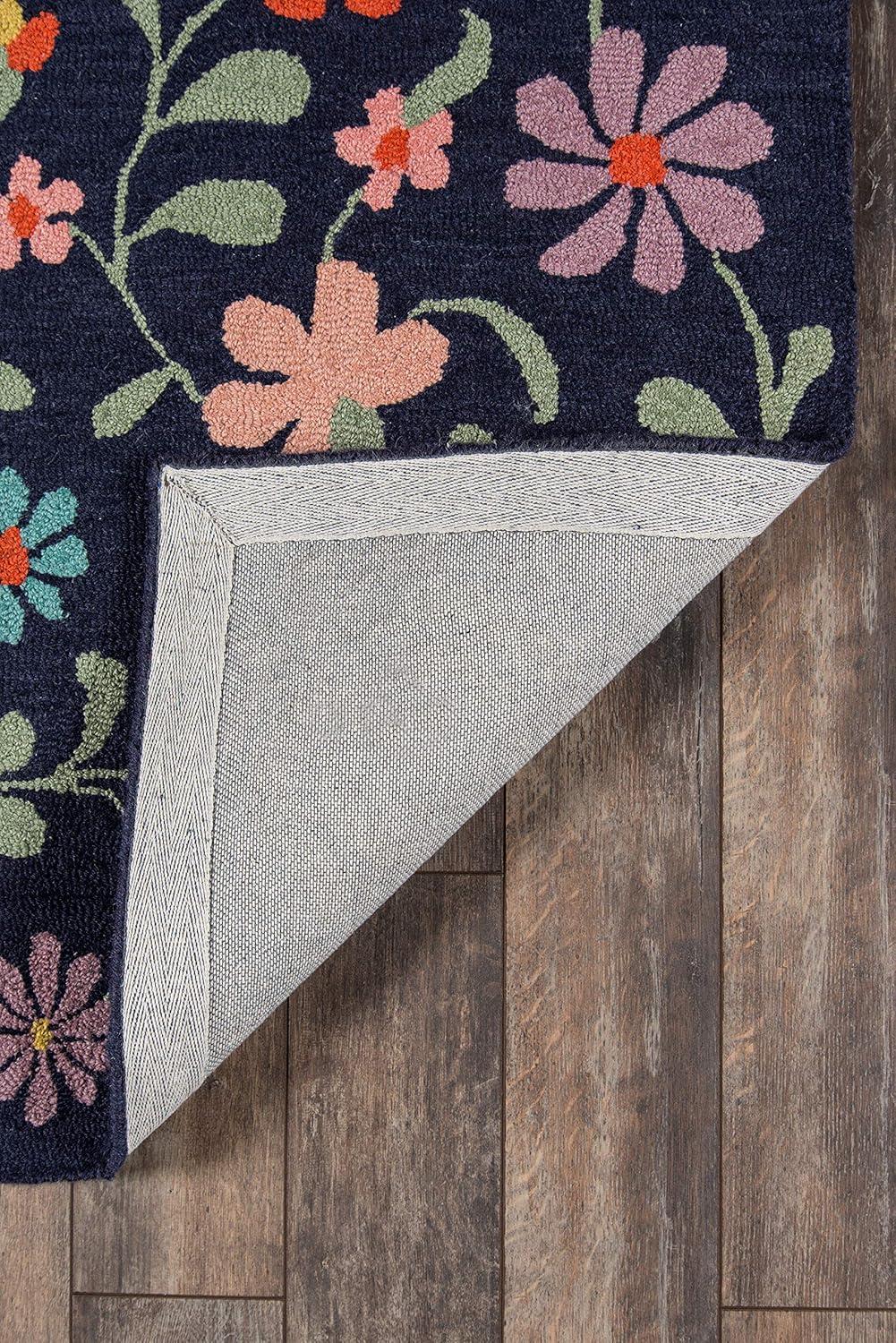 Momeni Newport Floral Farmhouse Area Rugs, Beige