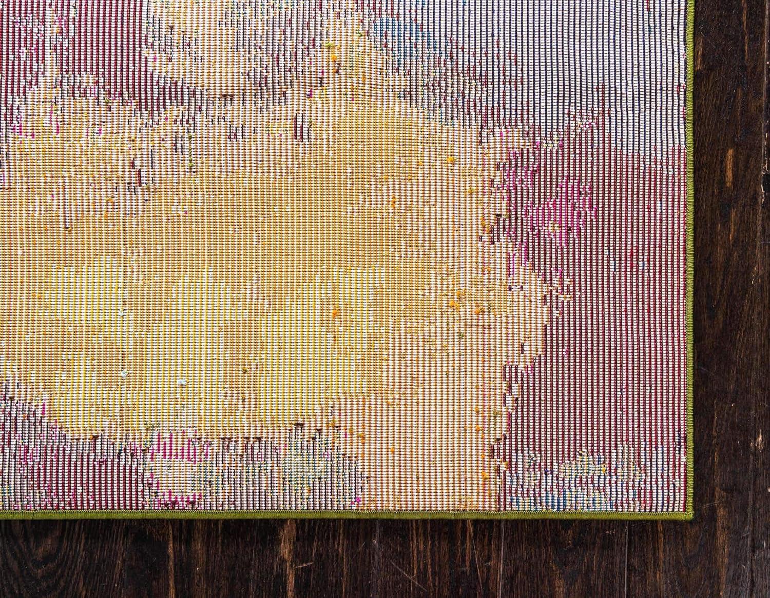 Unique Loom Estrella Collection Area Rug - Barris (10' 6" x 16' 5" Rectangle Multi/Beige)