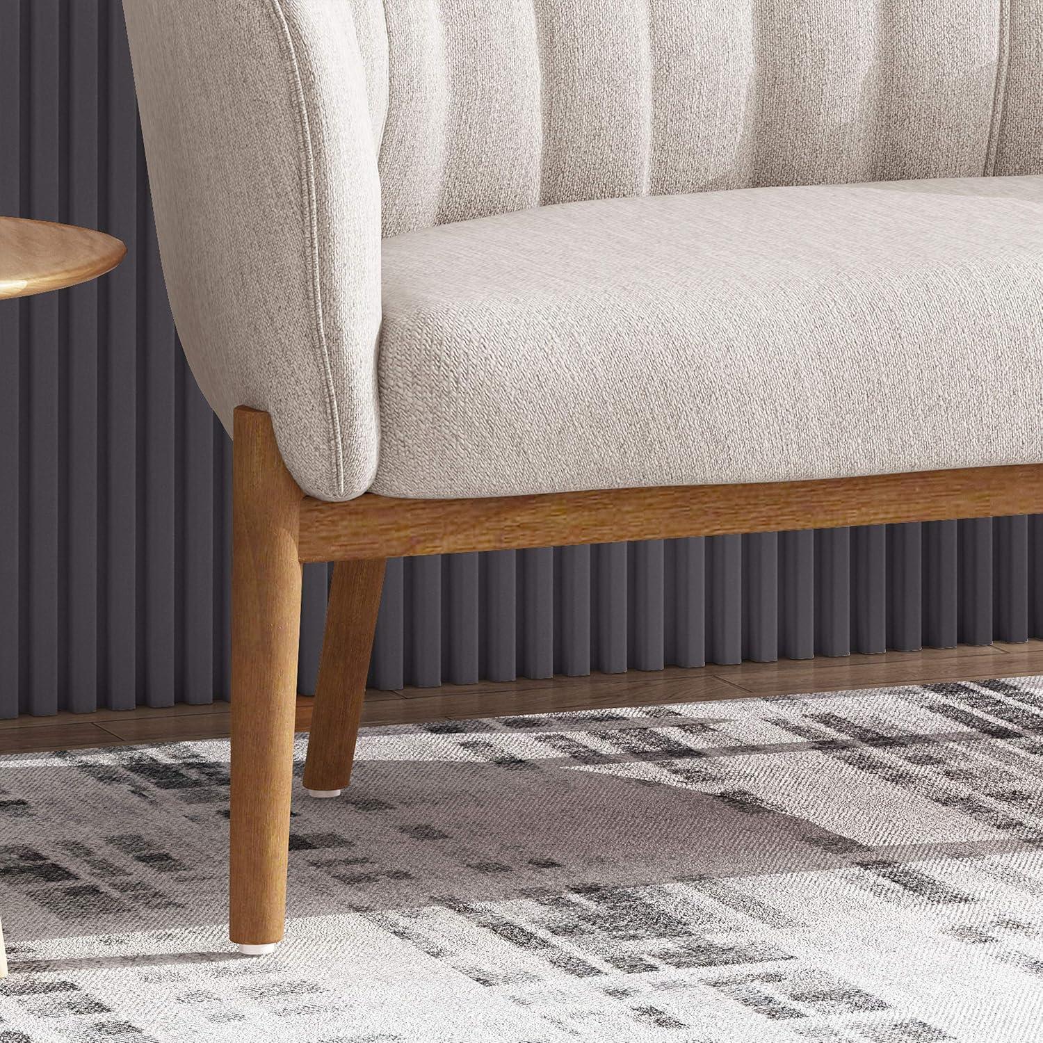 Galena Mid-Century Loveseat Beige - Christopher Knight Home